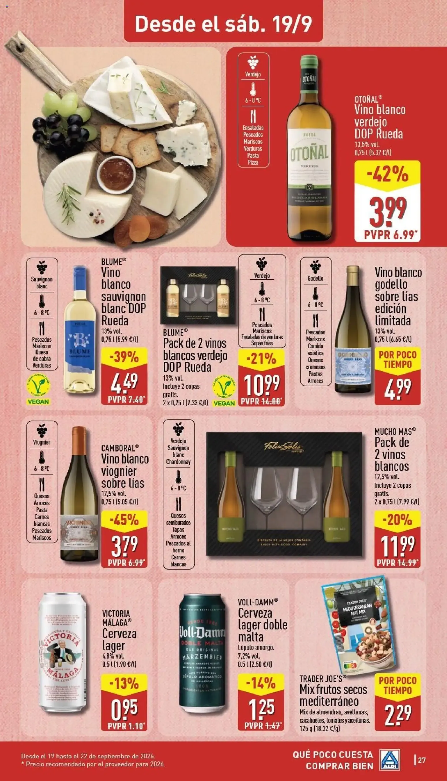 Catálogo de Aldi folleto Península del 14/09/2026 | Catálogo 14 de septiembre al 20 de septiembre 2026 - Página 27
