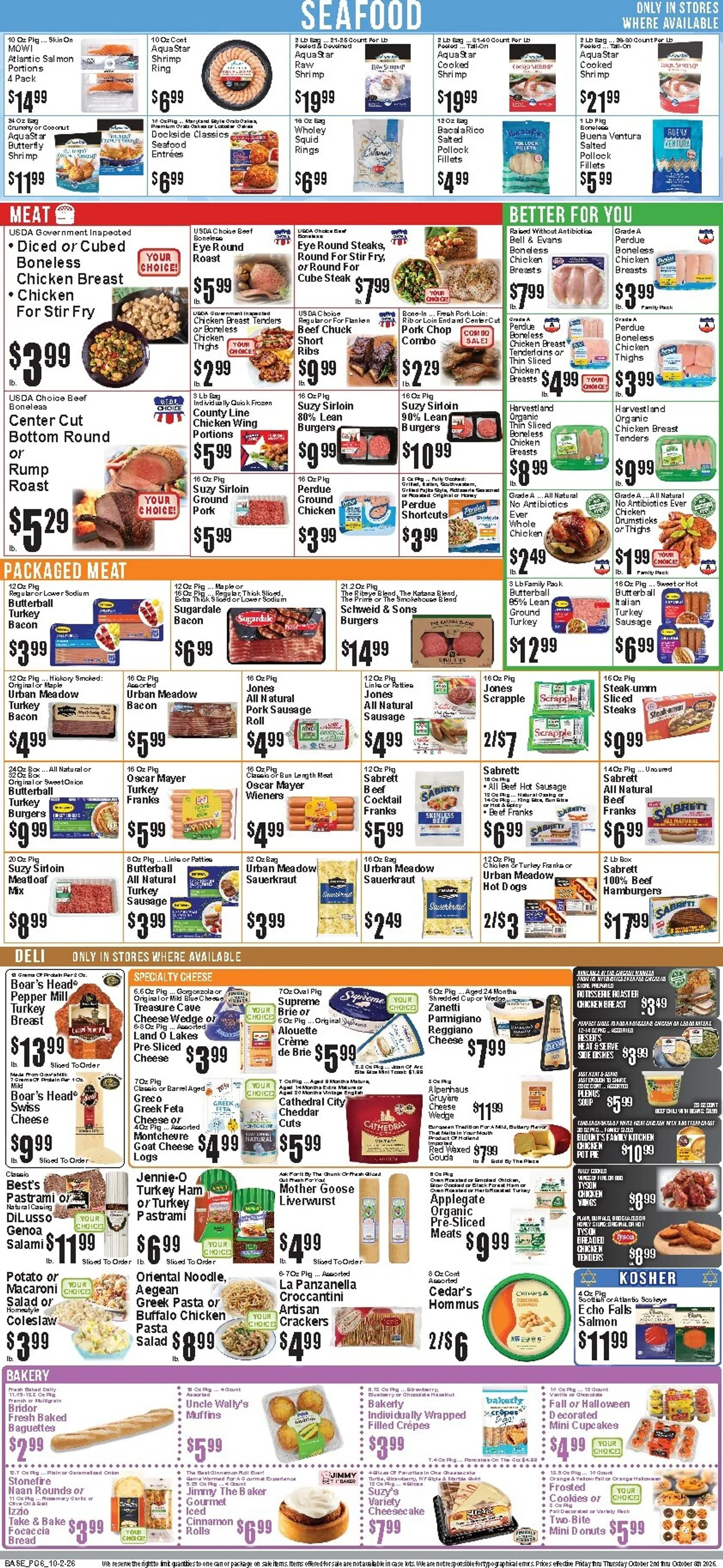 Weekly ad Current Food Universe leaflet valid from Friday 10/02/2026 to Thursday 10/08/2026 from October 2 to October 8 2026 - Page 7