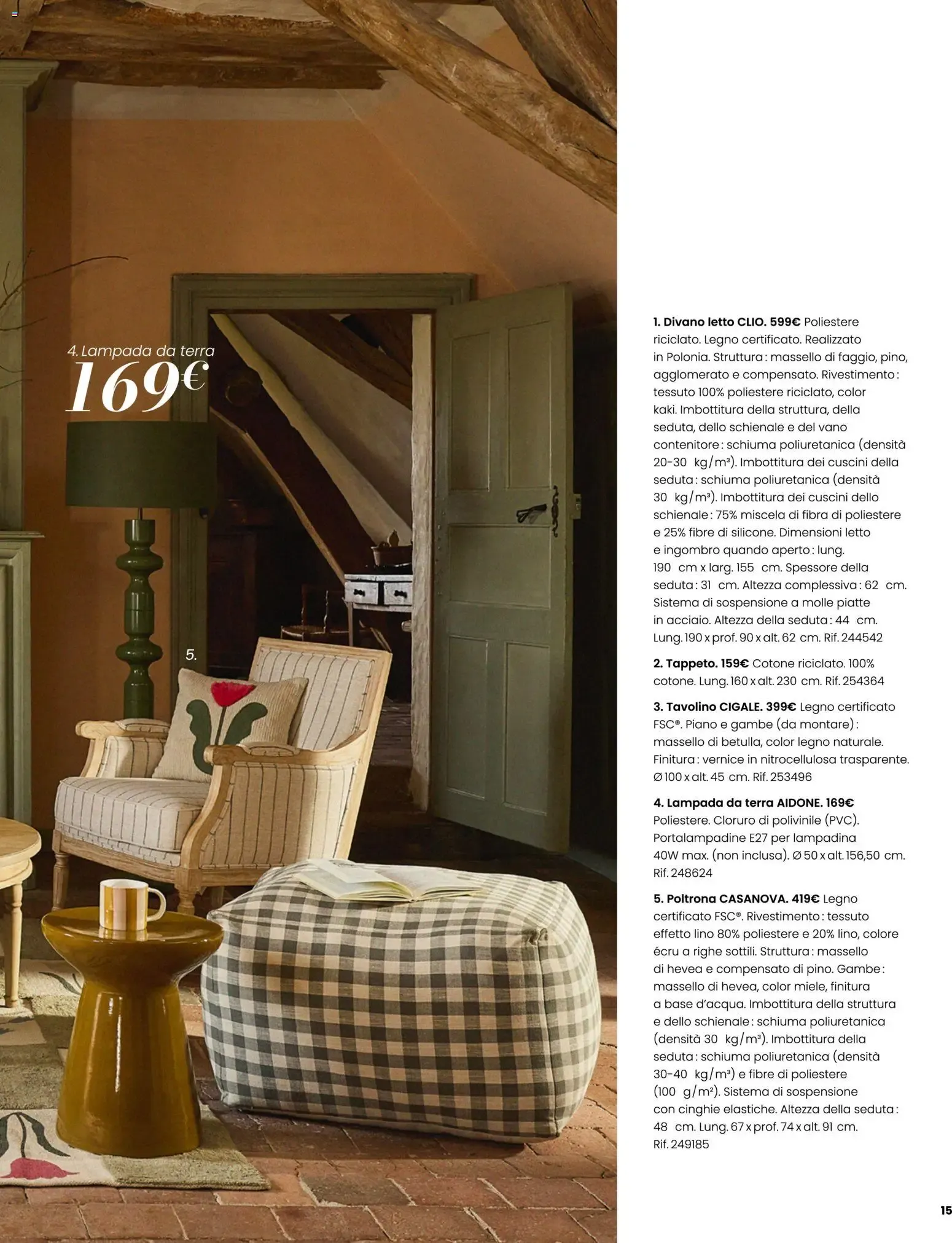 MAISONS DU MONDE PERCORSI INTERIORI COLLEZIONE AUTUNNO-INVERNO 2026 da 23 settembre a 20 marzo di 2027 - Pagina del volantino 15