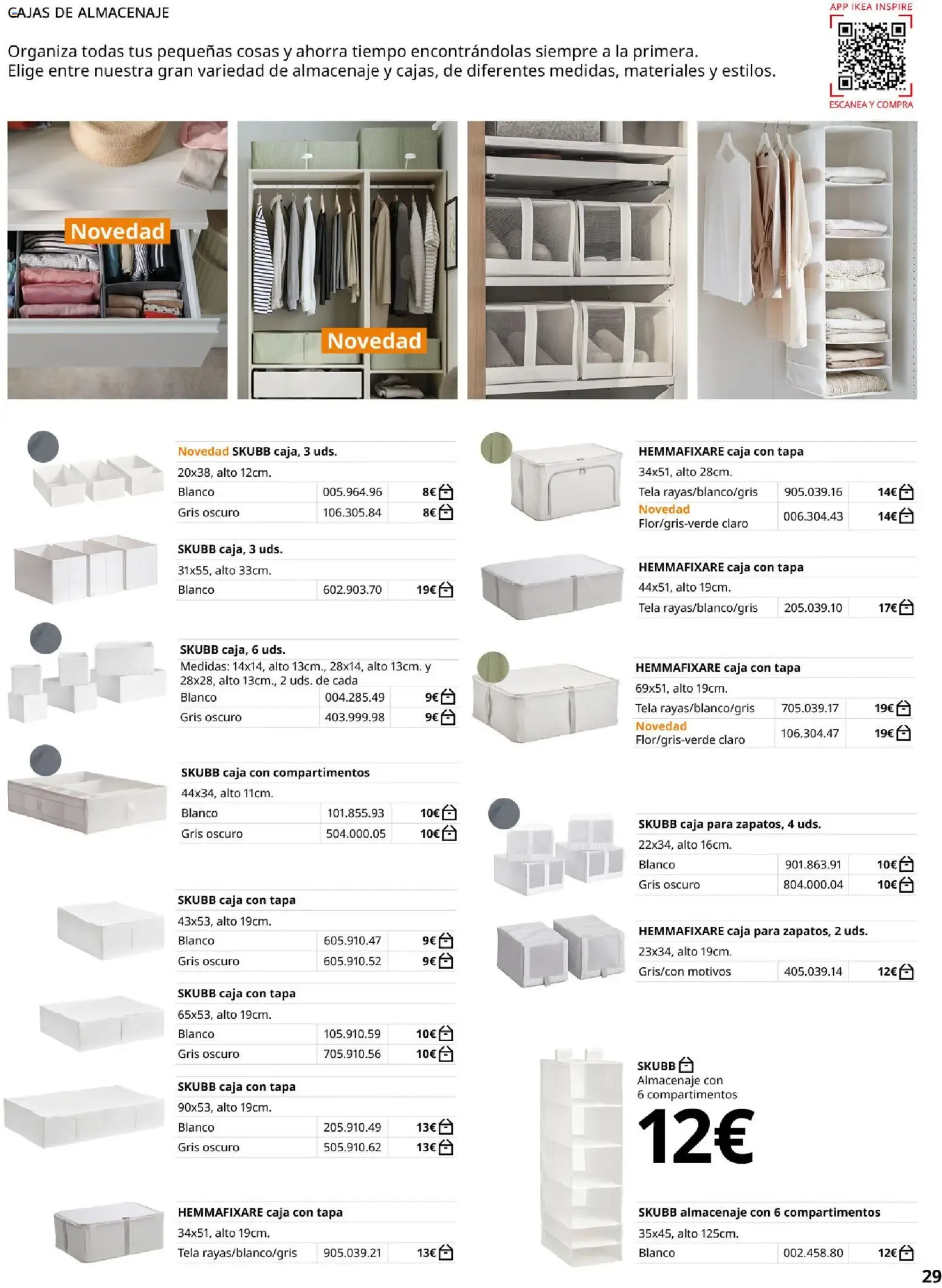 Catálogo de Guía de compra PAX y KOMPLEMENT - Sistema de armarios IKEA 1 de septiembre al 31 de enero 2027 - Página 29