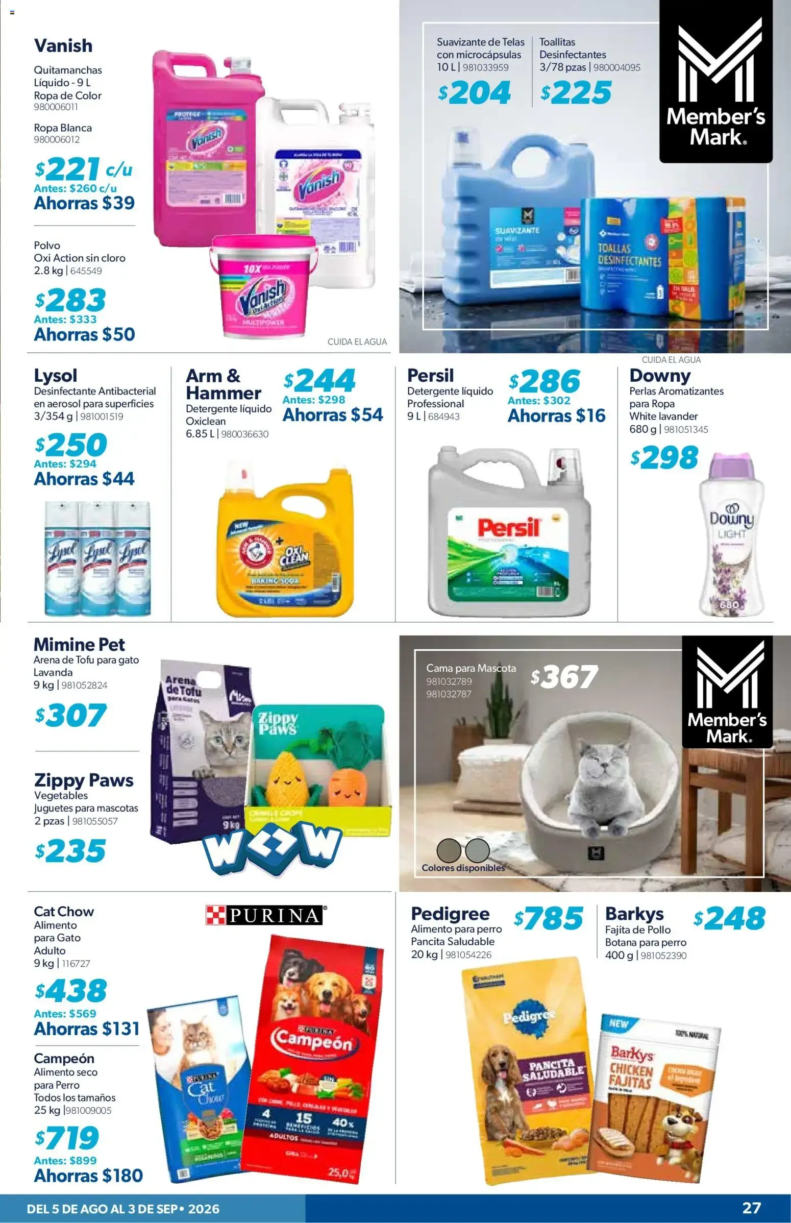 Catálogo de CUPONERA SAMS | Folleto de 05/08, Ofertas Agosto 2026 5 de agosto al 3 de septiembre 2026 - Pagina 27