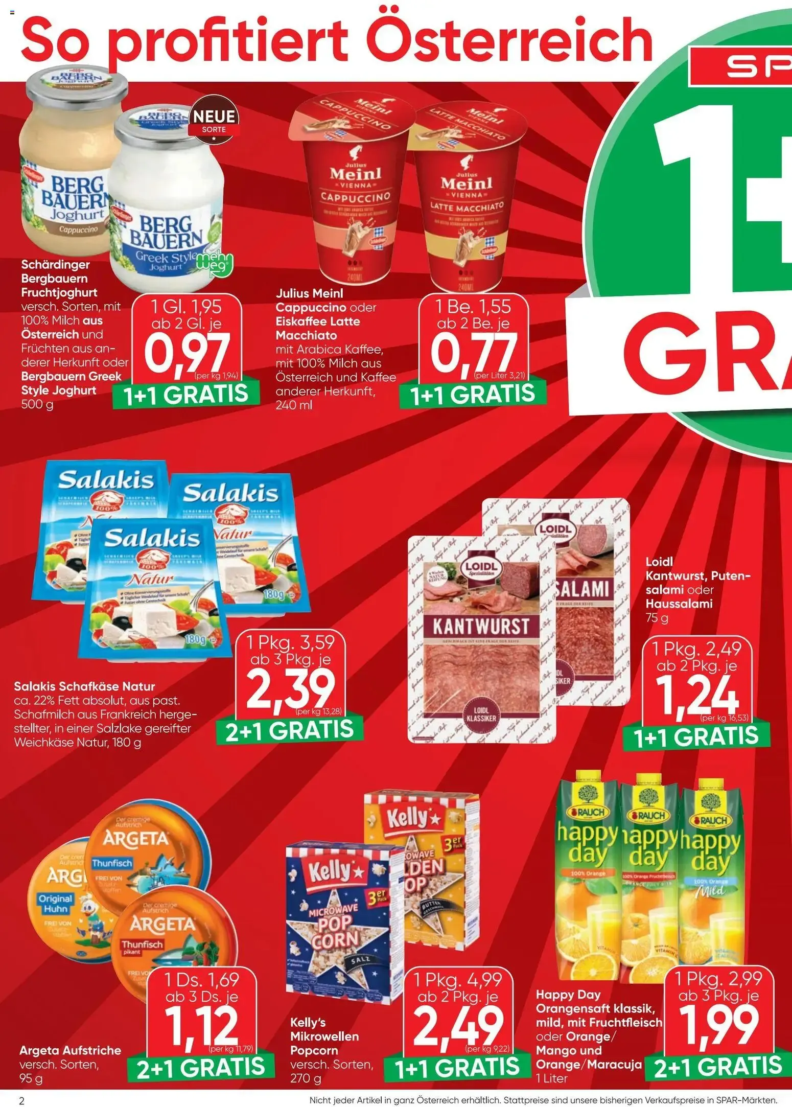 Spar - Flugblatt (18.06.2026) - Angebote und Prospekt von 18. Juni bis 30. Juni 2026 - Flugblätt seite 2