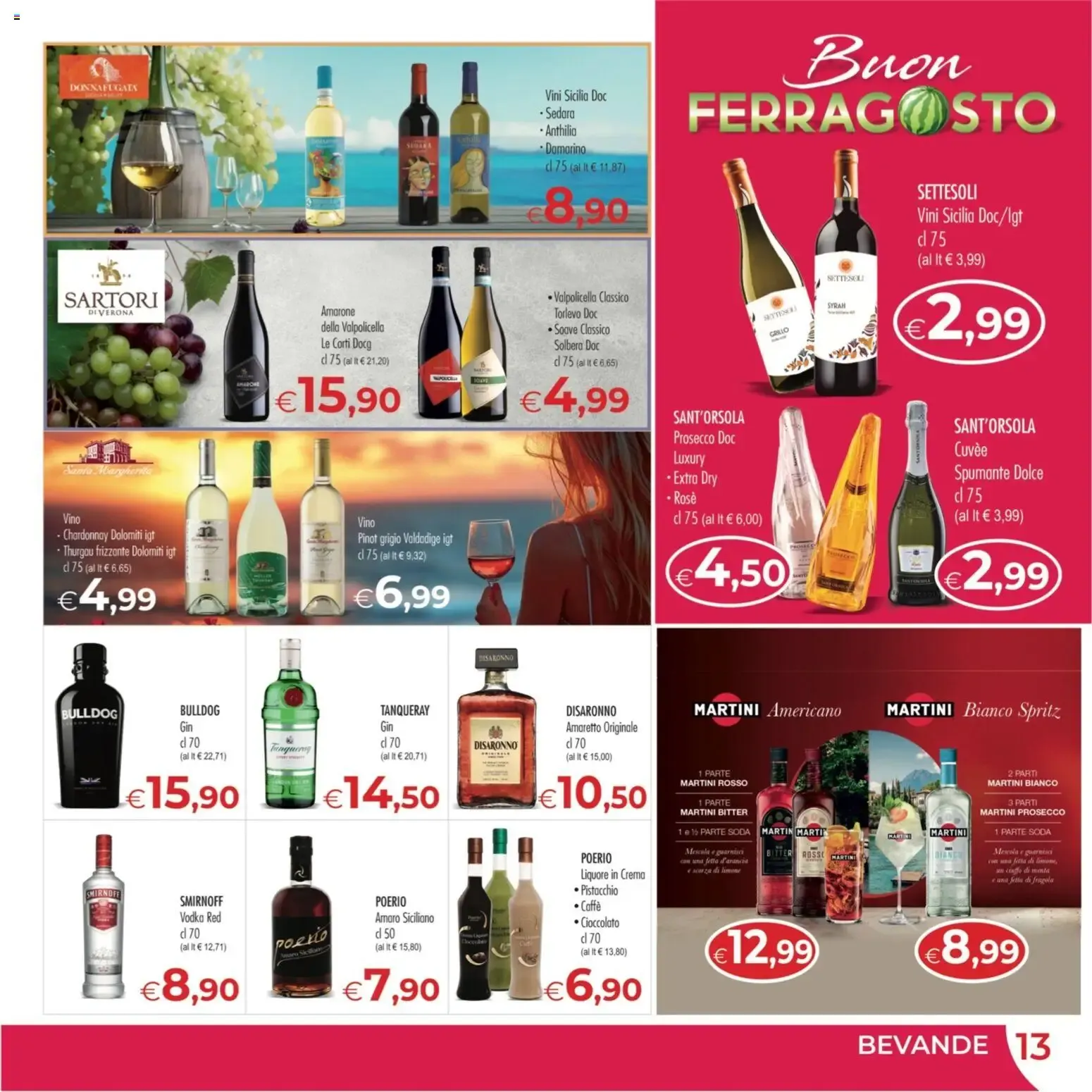 MerSi Supermercati - Buon Ferragosto da 12 agosto a 25 agosto di 2026 - Pagina del volantino 13