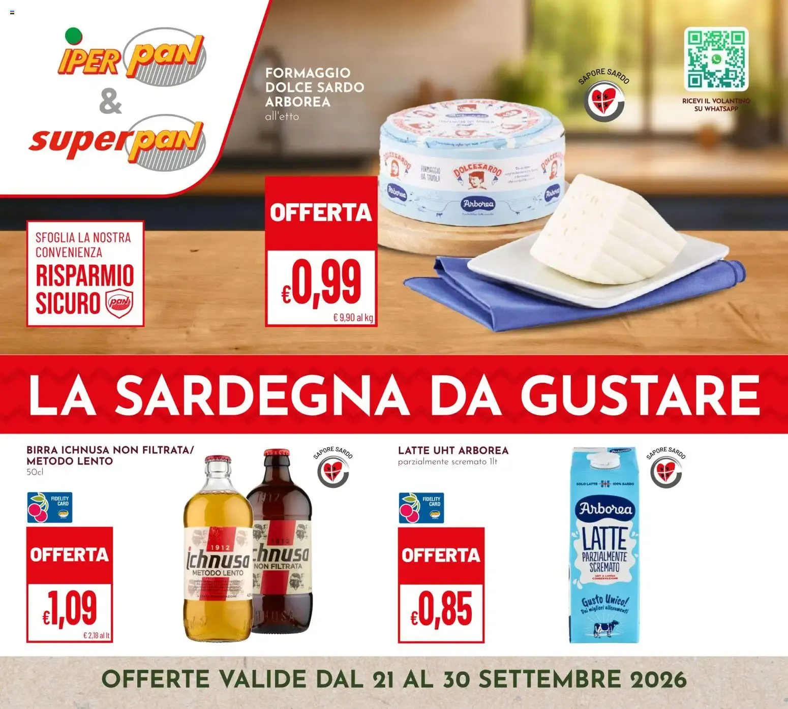 LA SARDEGNA DA GUSTARE da 21 settembre a 30 settembre di 2026 - Pagina del volantino 1