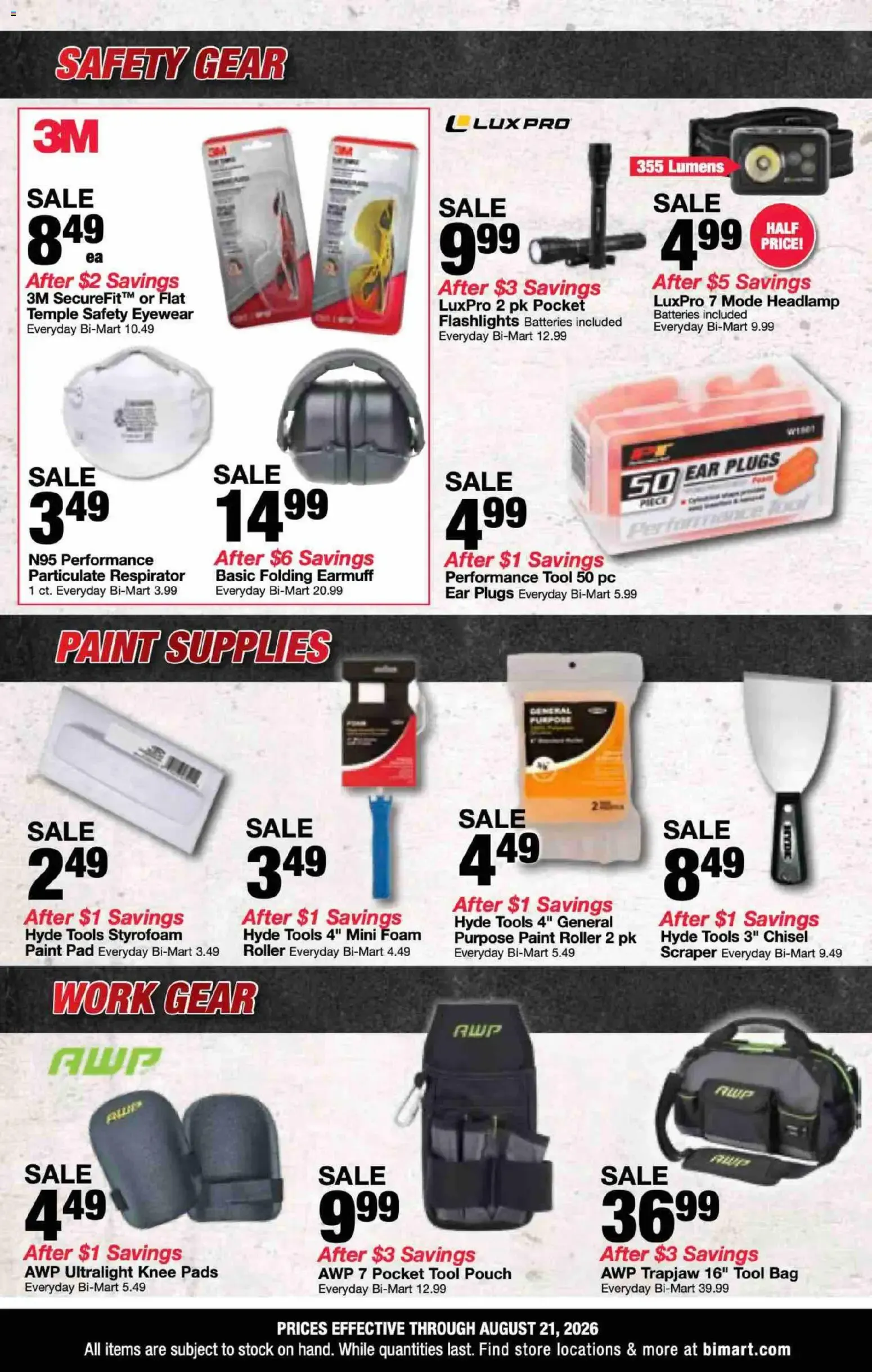 Weekly ad Bi-Mart: Discover Durable Workwear & Tough Gear at Affordable Prices! from August 10 to August 21 2026 - Page 2
