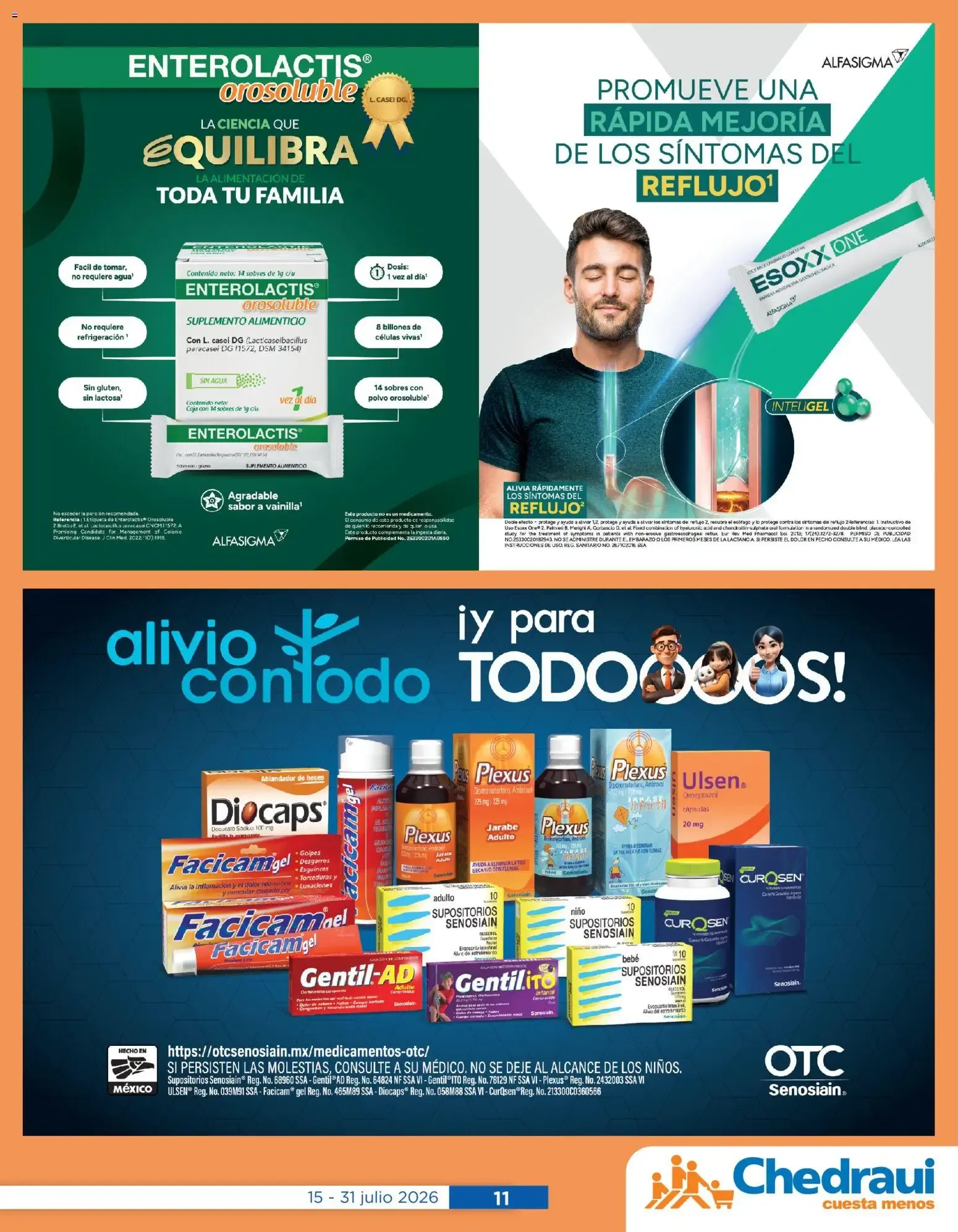 Catálogo de Chedraui folleto Cuidar tu salud (15/07/2026 - 31/07/2026) - catálogo en línea 15 de julio al 31 de julio 2026 - Pagina 11
