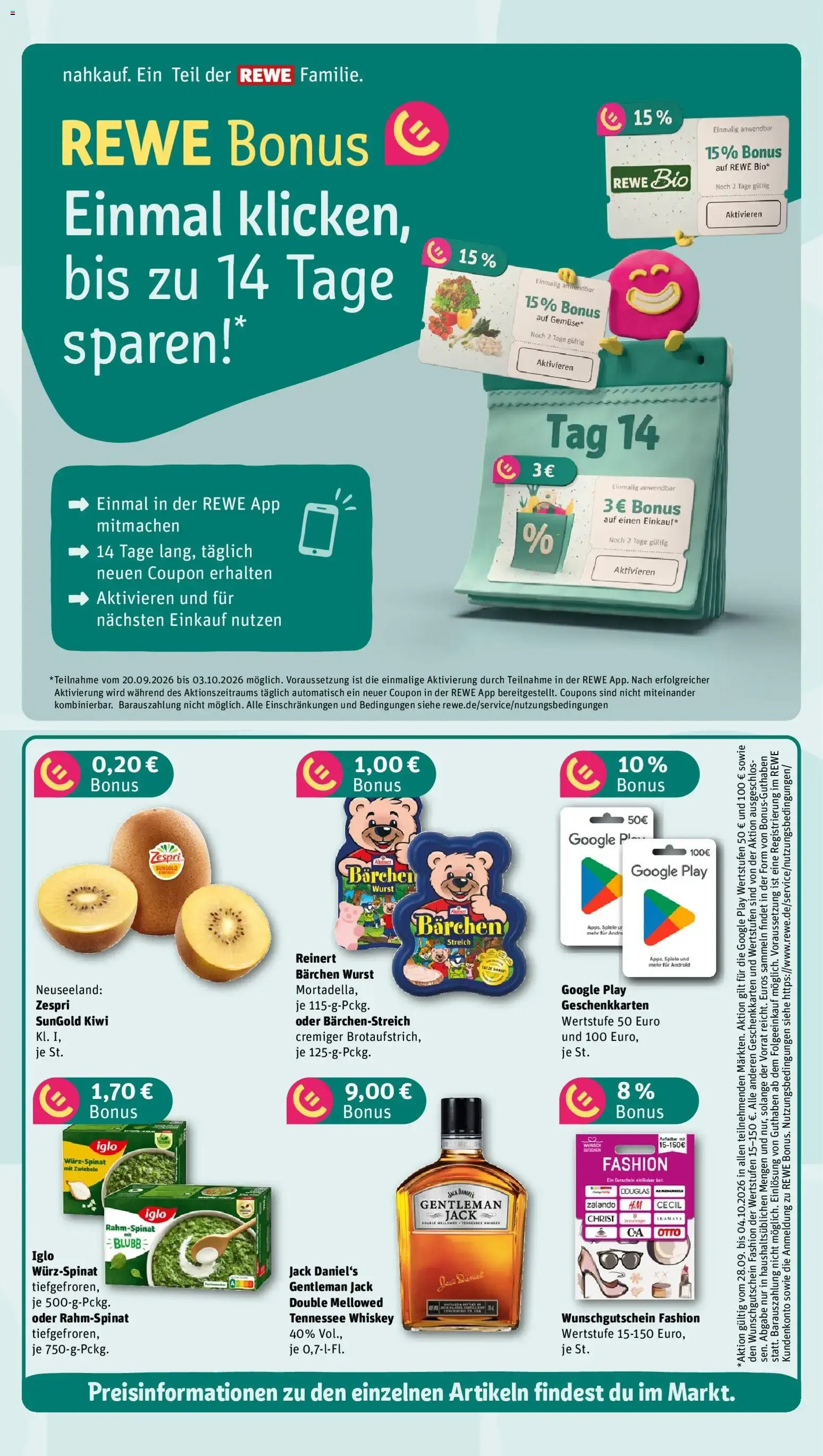 Nahkauf Prospekt (ab 28.09.2026) zum Blättern von 28. September bis 4. Oktober 2026 - Prospekt seite 4