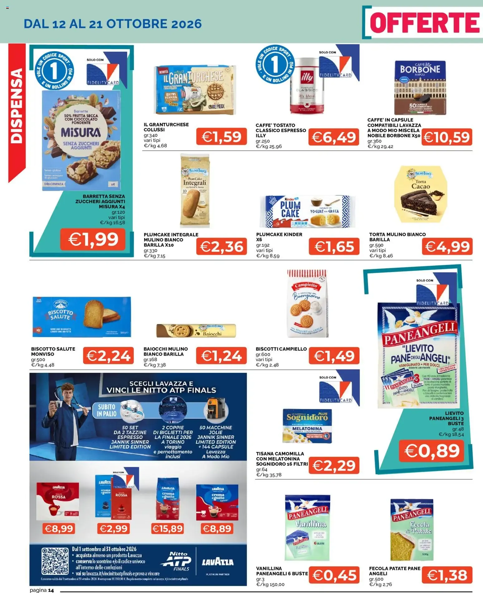Mercatò volantino dal 12/10/2026 - online Offerte da 12 ottobre a 21 ottobre di 2026 - Pagina del volantino 14