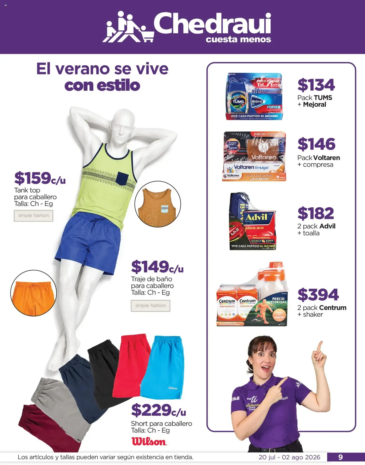 Catálogo de Por ti, llegan los ofertones del verano Chedraui 20 de julio al 2 de agosto 2026 - Pagina 9