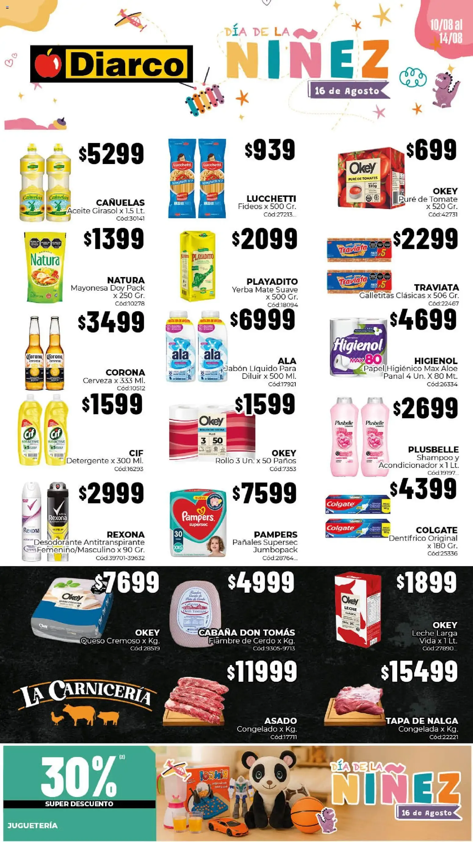 Ofertas de Diarco - Especial Día de la Niñez 10 de agosto al 14 de agosto 2026 - Página 1 del catálogo