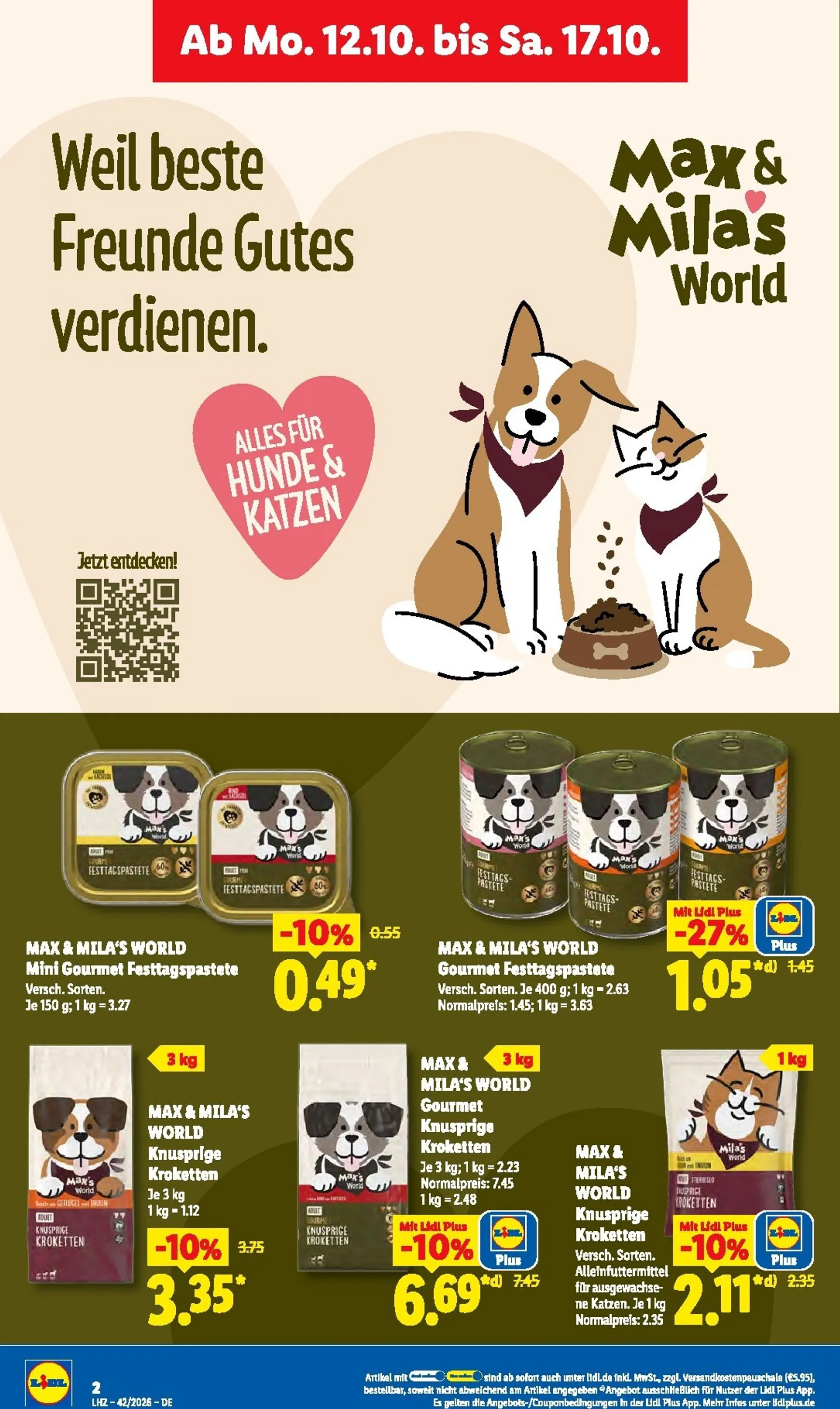 Lidl Prospekt nächste Woche – von Montag 12.10.2026 bis Samstag 17.10.2026 von 12. Oktober bis 17. Oktober 2026 - Prospekt seite 2