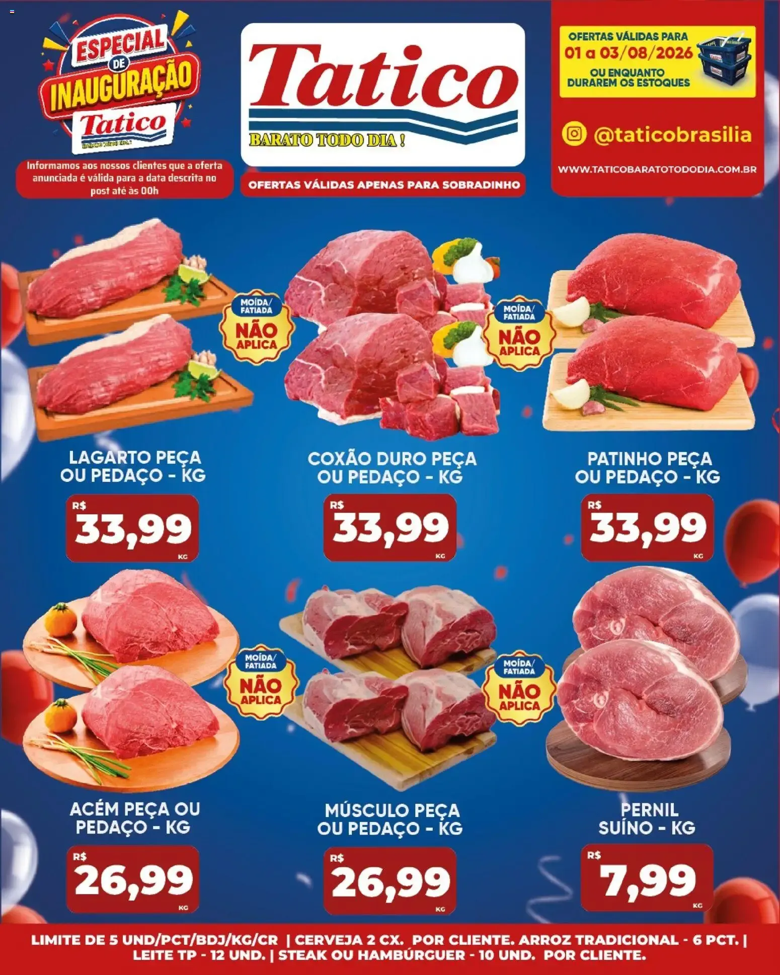 Encarte de Tatico ofertas Fim de Semana de 01/08/2026 | Promoções Online 1 de agosto até 2 de agosto 2026 - Pagina 25