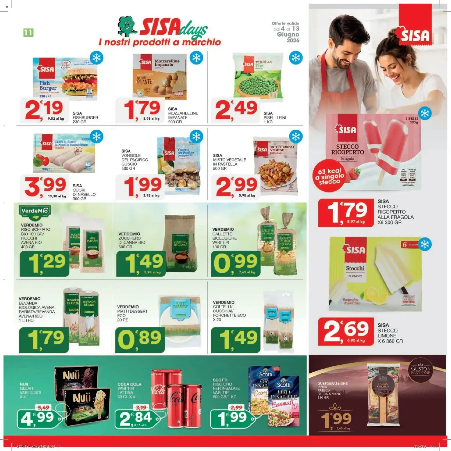 Nuovo SISA volantino dal 04/06/2026 > offerte anteprima 🛍️ da 4 giugno a 13 giugno di 2026 - Pagina del volantino 11