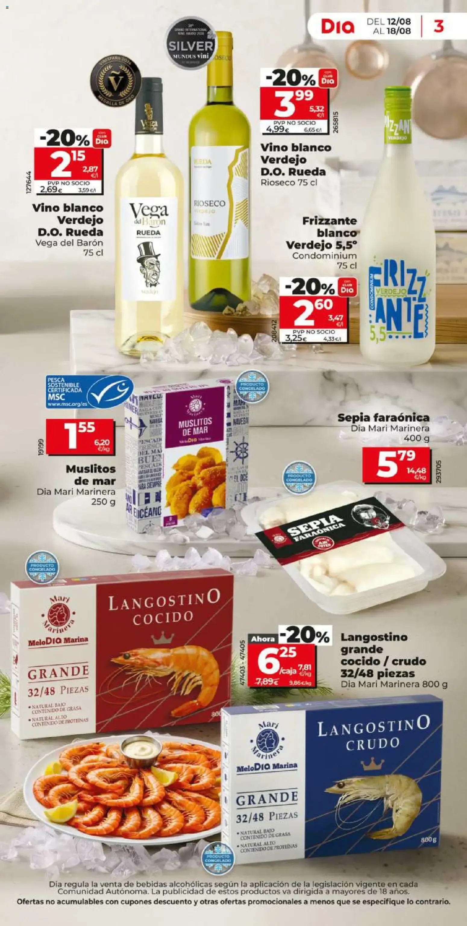 Catálogo de Dia: Langostinos y World Burger Tour 12 de agosto al 18 de agosto 2026 - Página 3