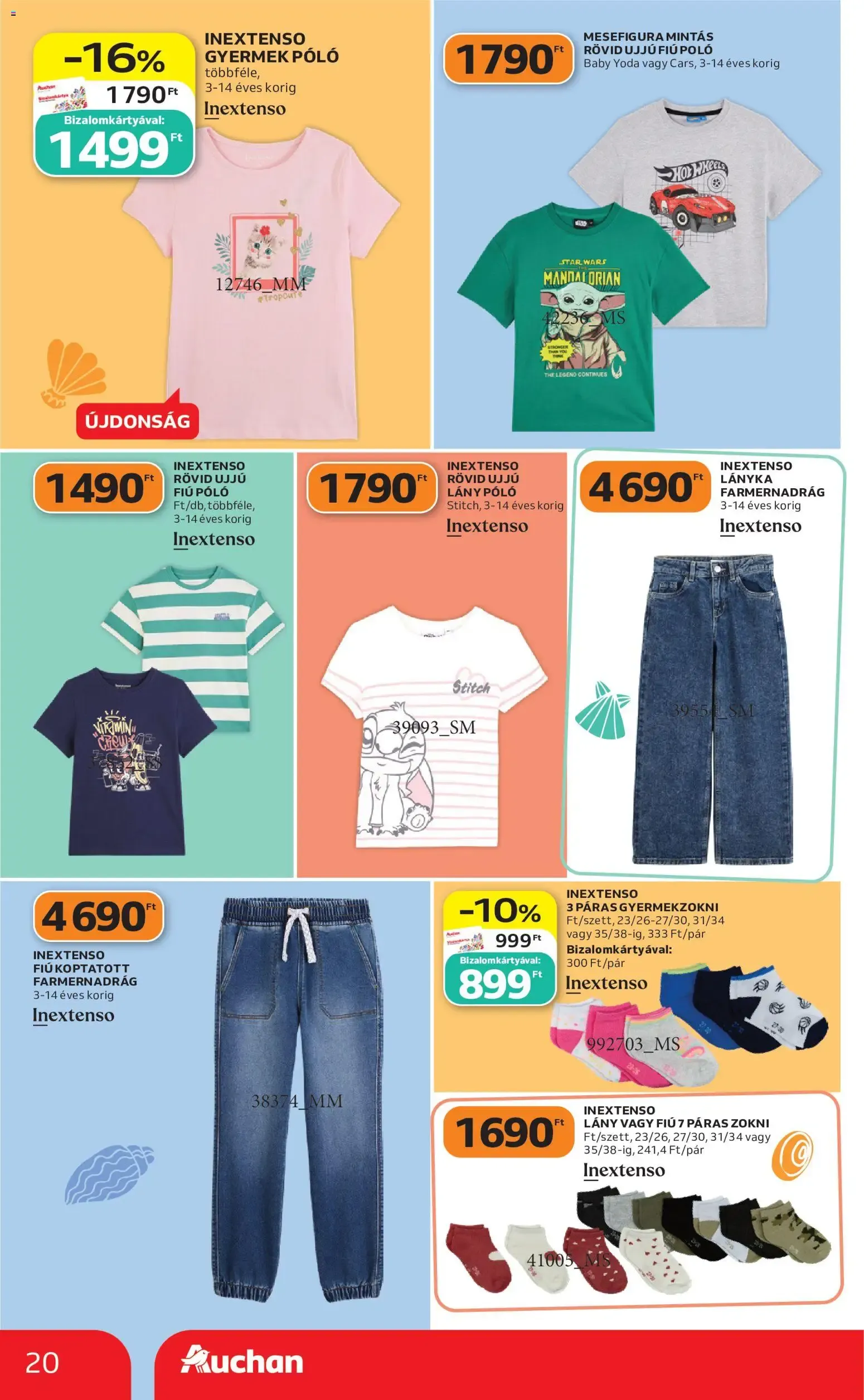 Katalógus Auchan Iskolakezdési ajánlatok - 2026.07.23. -tól/töl > akció, lapozható szórólap 🛍️ július 23.-tól július 29.-ig 2026. - Oldal 20