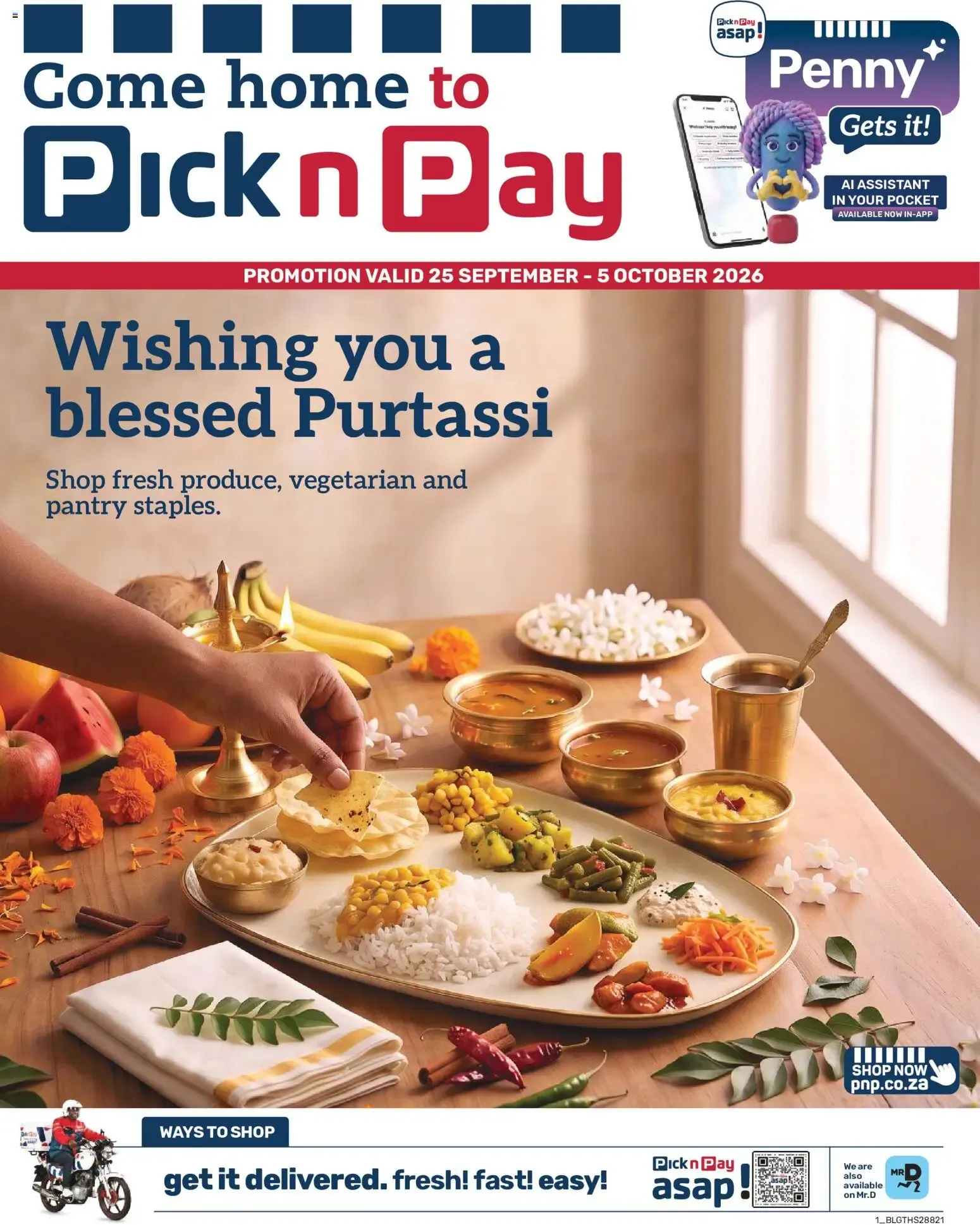 Pick n Pay Inland Provinces - Purtassi Specials (25/09/2026 - 05/10/2026) Online from 25 September to 5 October 2026 - Catalogue Page 1