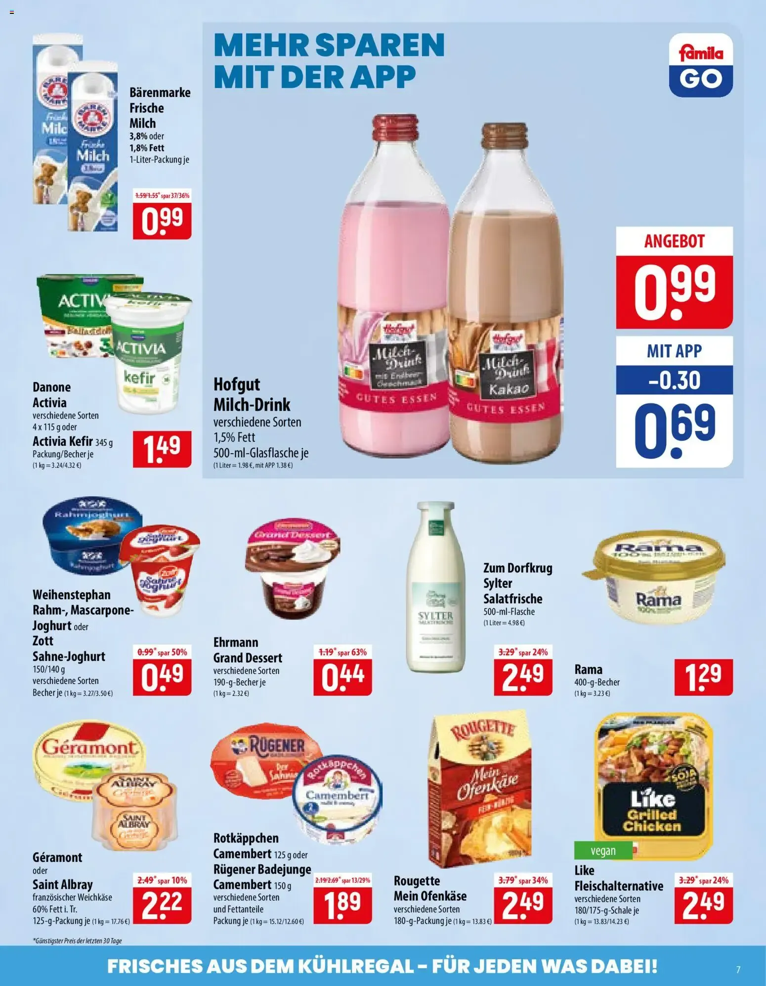 Famila Prospekt (ab 19.10.2026) zum Blättern von 19. Oktober bis 24. Oktober 2026 - Prospekt seite 7
