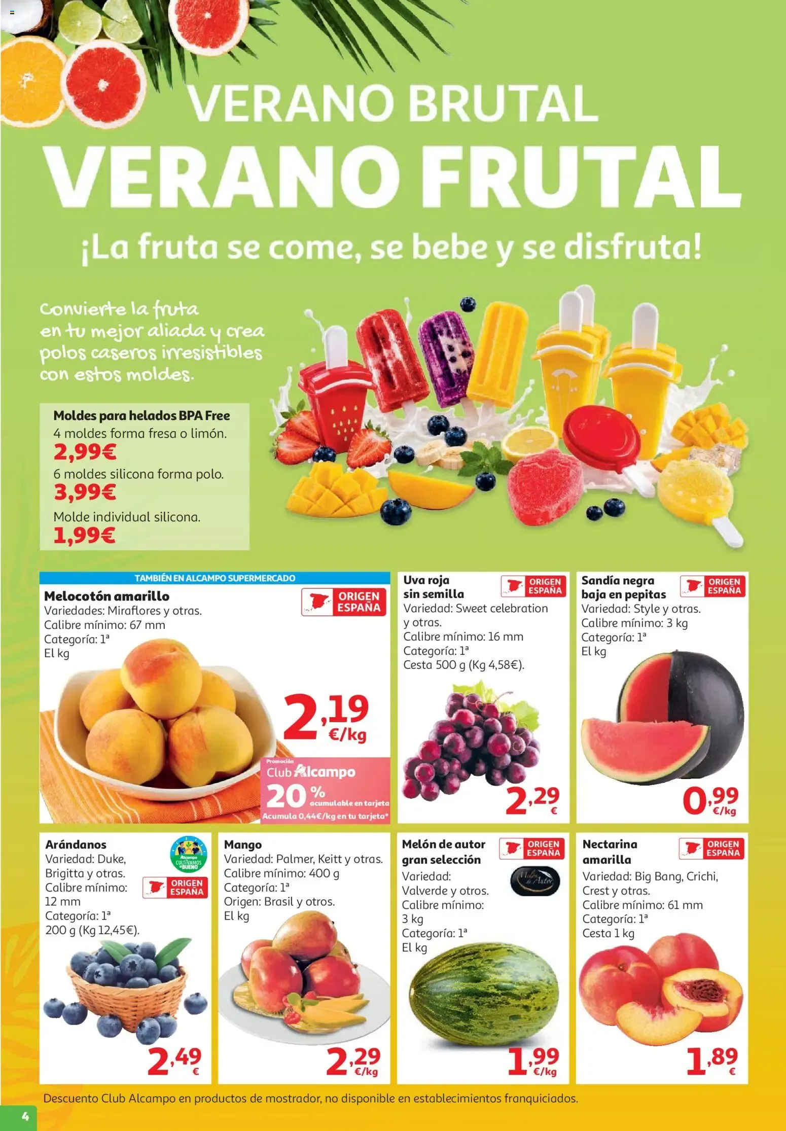 Catálogo de Alcampo Verano Frutal 15 de julio al 28 de julio 2026 - Página 4