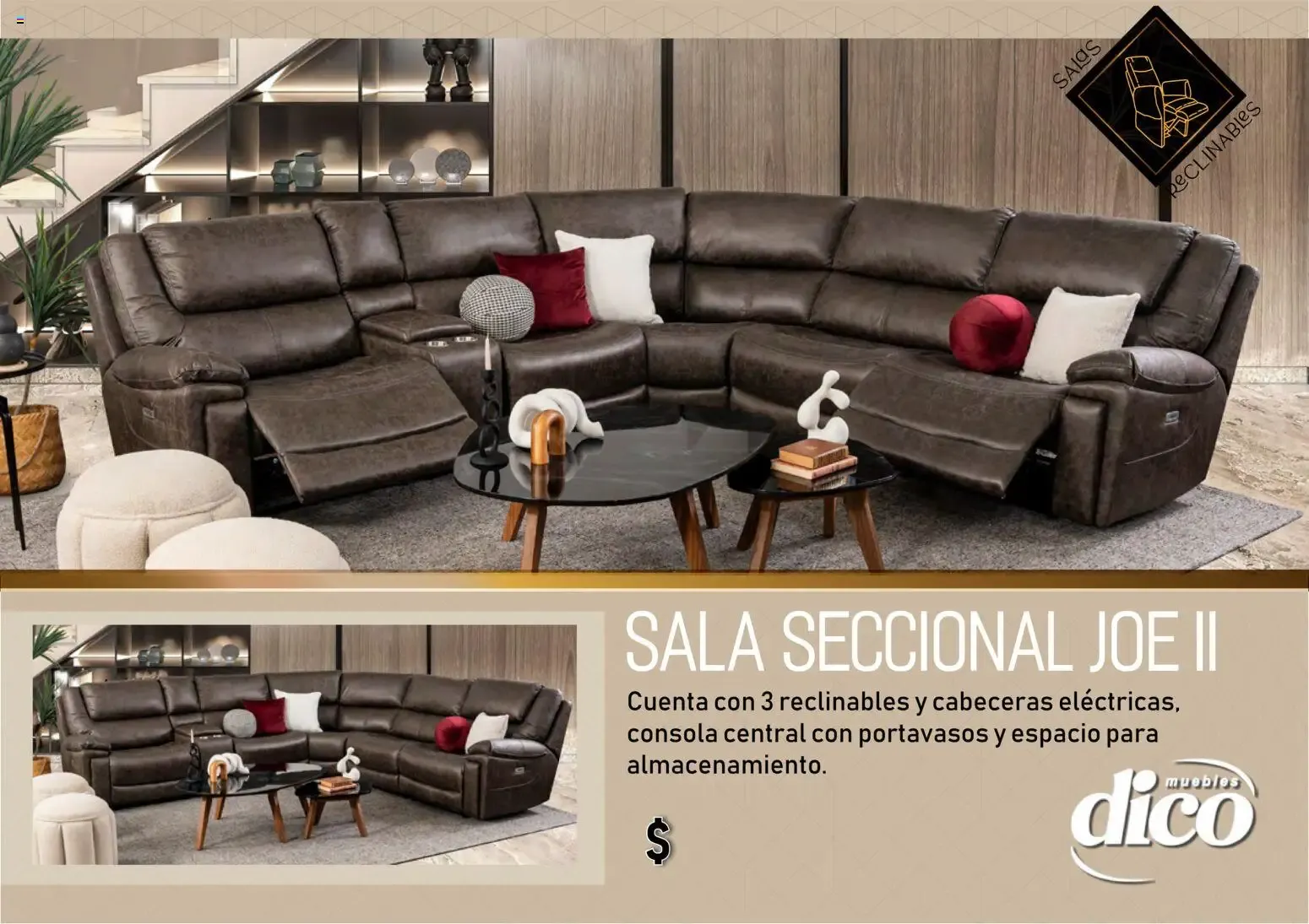 Catálogo de Muebles Dico catálogo Salas reclinables (27/03/2026 - 31/08/2026) - catálogo en línea 27 de marzo al 31 de agosto 2026 - Pagina 25