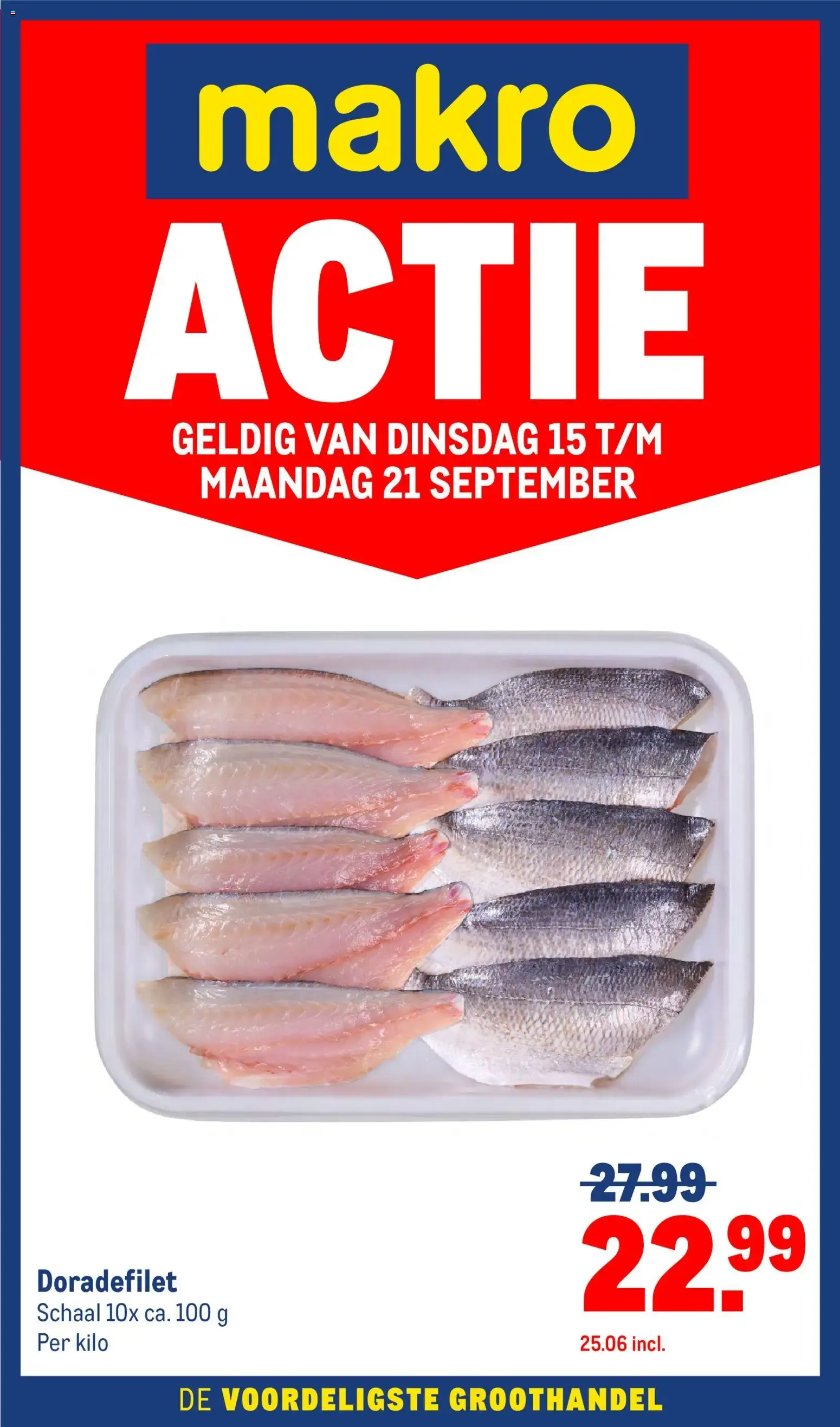 Makro Actie van 15 september tot 21 september 2026 - Folder pagina 1