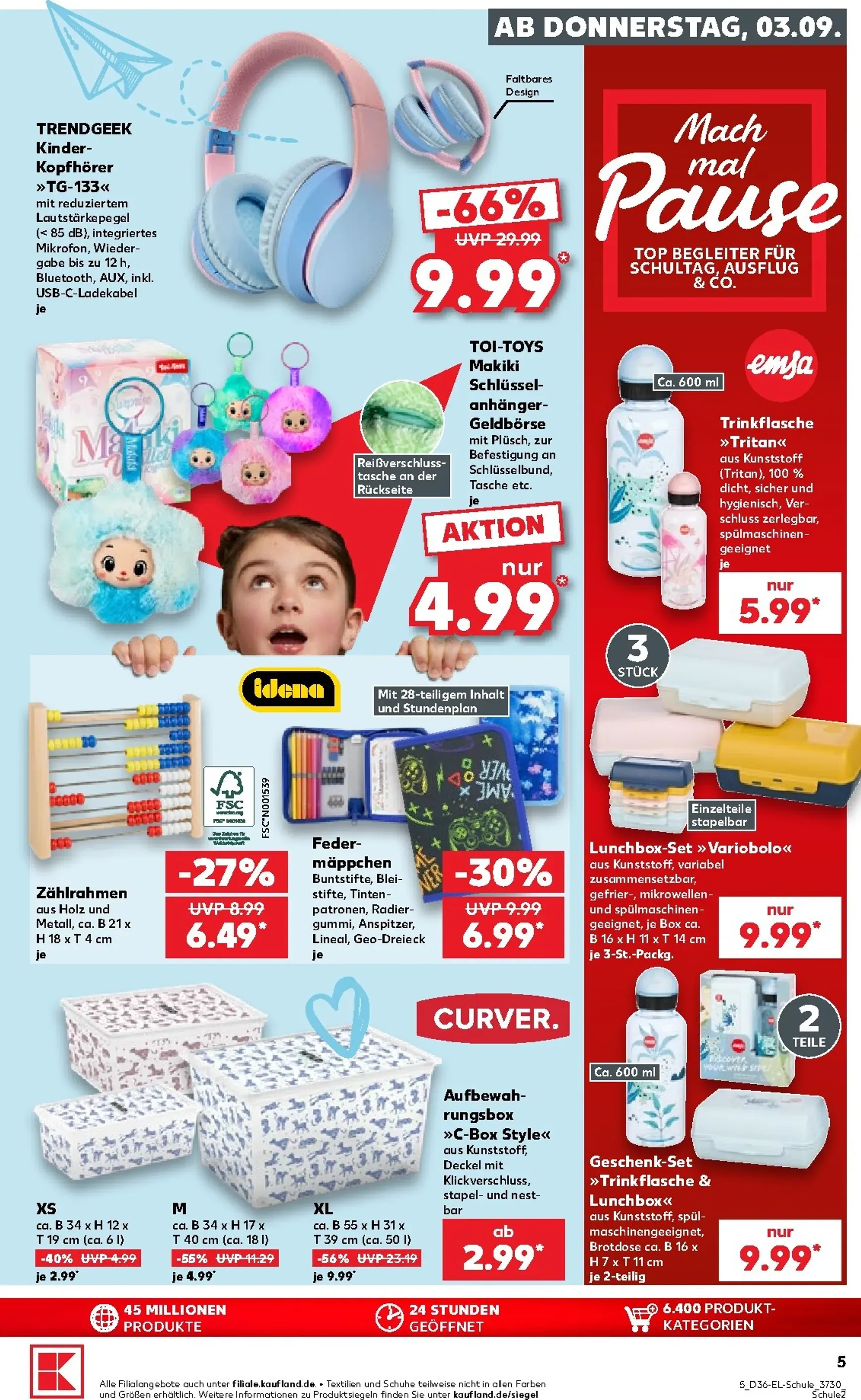Neuer Kaufland - Back to School Prospekt – von Donnerstag 03.09.2026 bis Mittwoch 16.09.2026 von 3. September bis 16. September 2026 - Prospekt seite 5