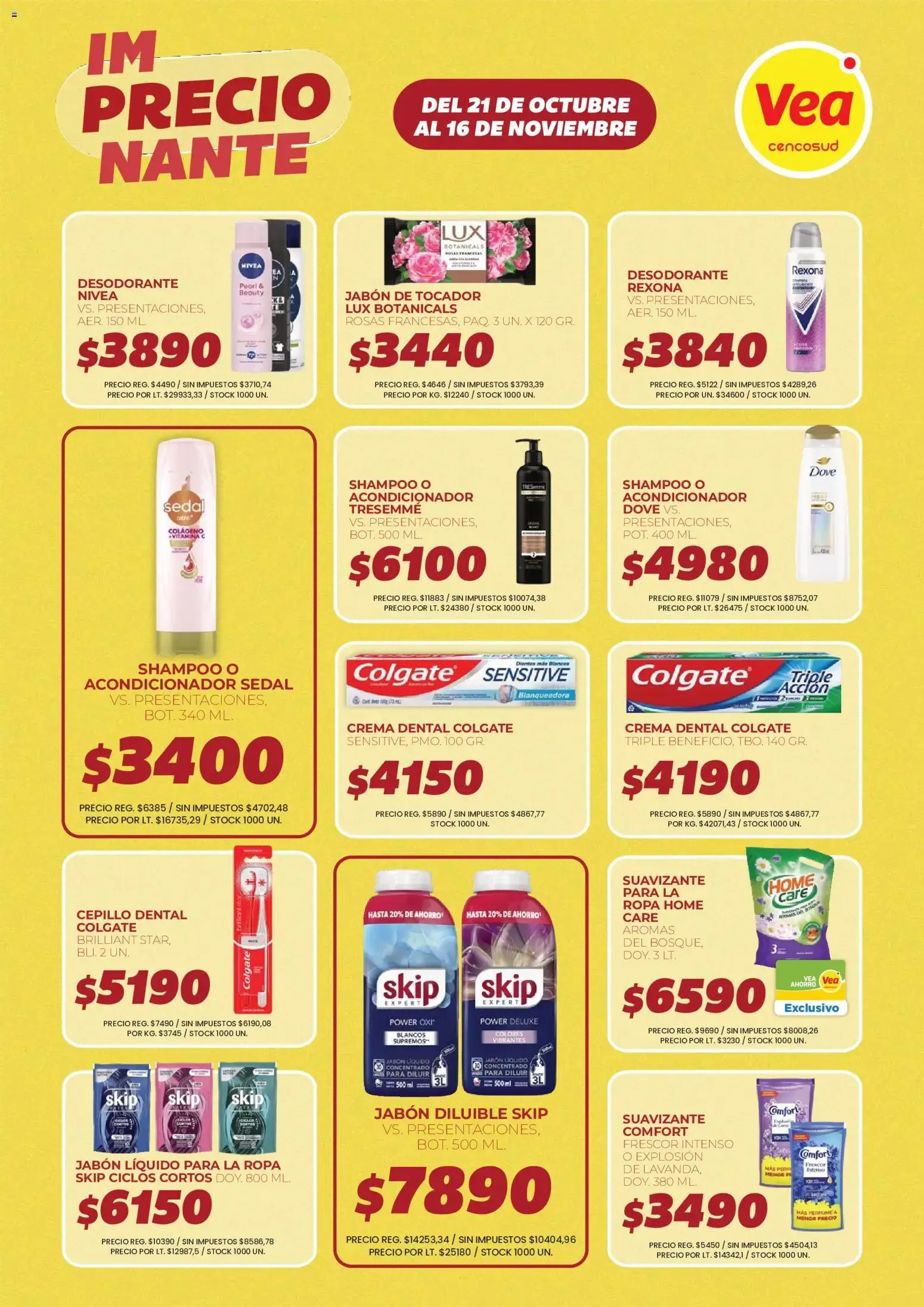 Ofertas de Vea - ImPRECIOnante Cuyo del 21/10/2026 - 16/11/2026 21 de octubre al 16 de noviembre 2026 - Página 12 del catálogo