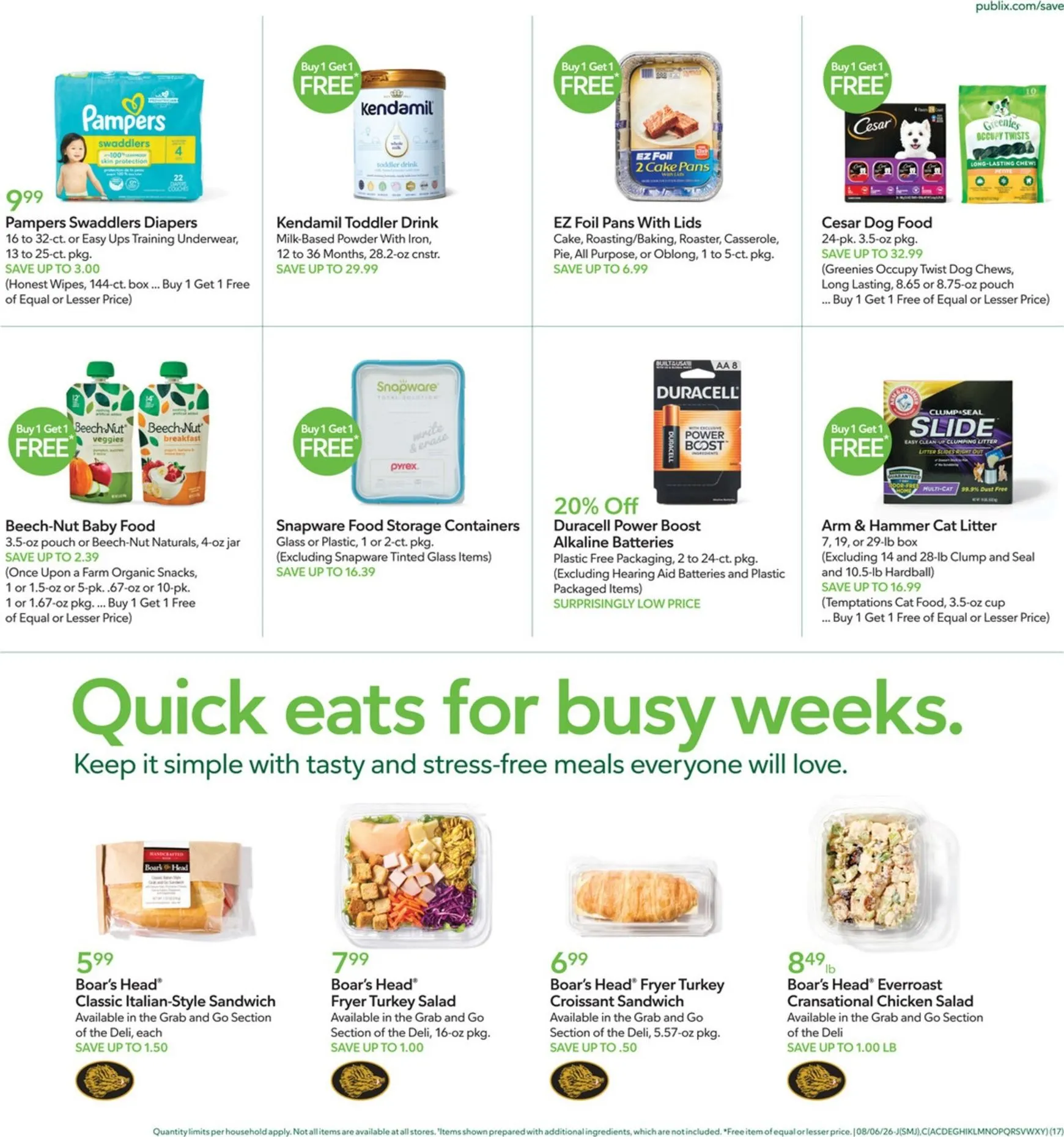 Weekly ad Publix: Save and Go - Deals on Your Dinner Favorites from August 5 to August 11 2026 - Page 17