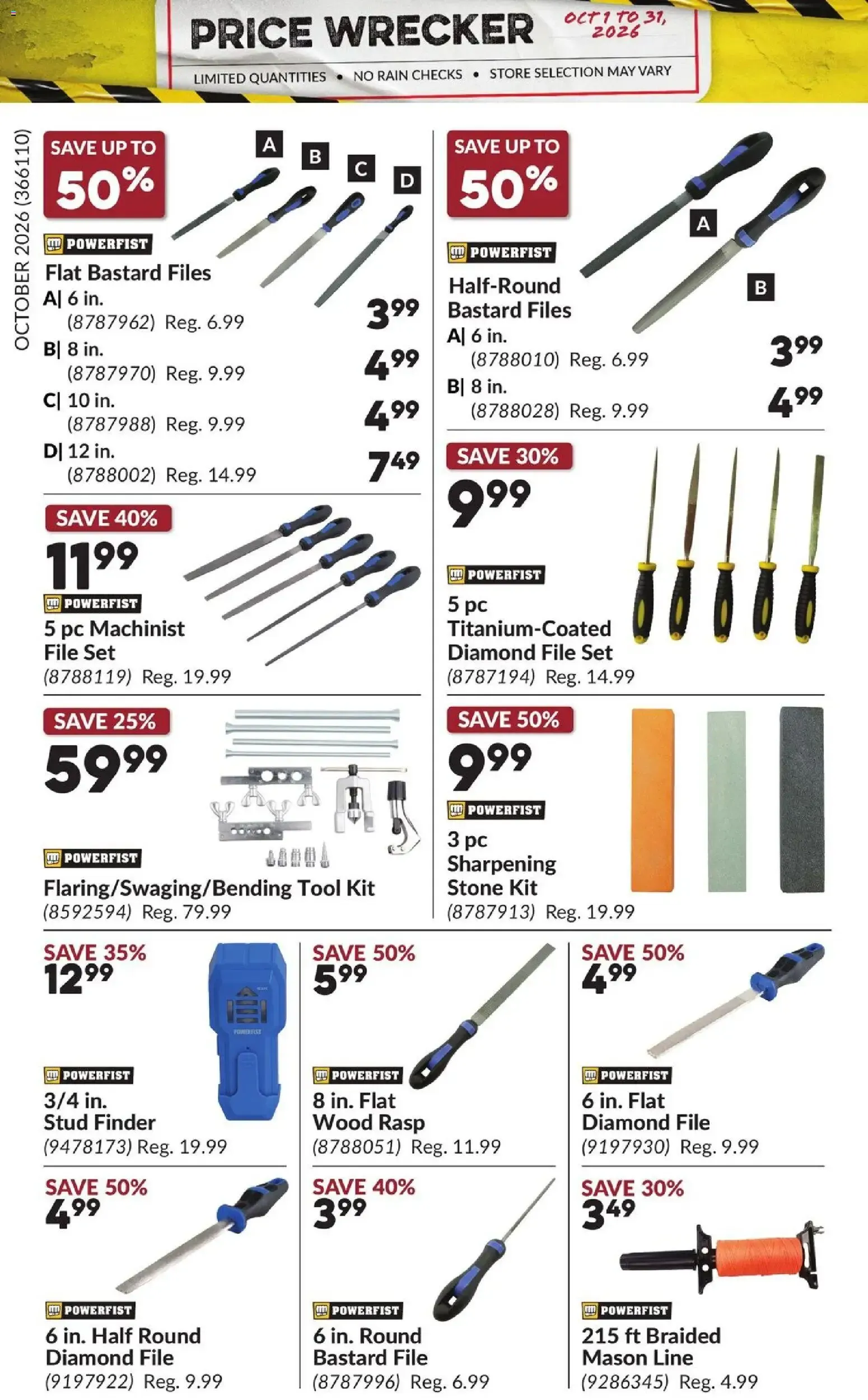Princess Auto flyer - Price Wrecker from Oct 1, 2026 > weekly specials & deals from October 1 to October 31 2026 - flyer page 6