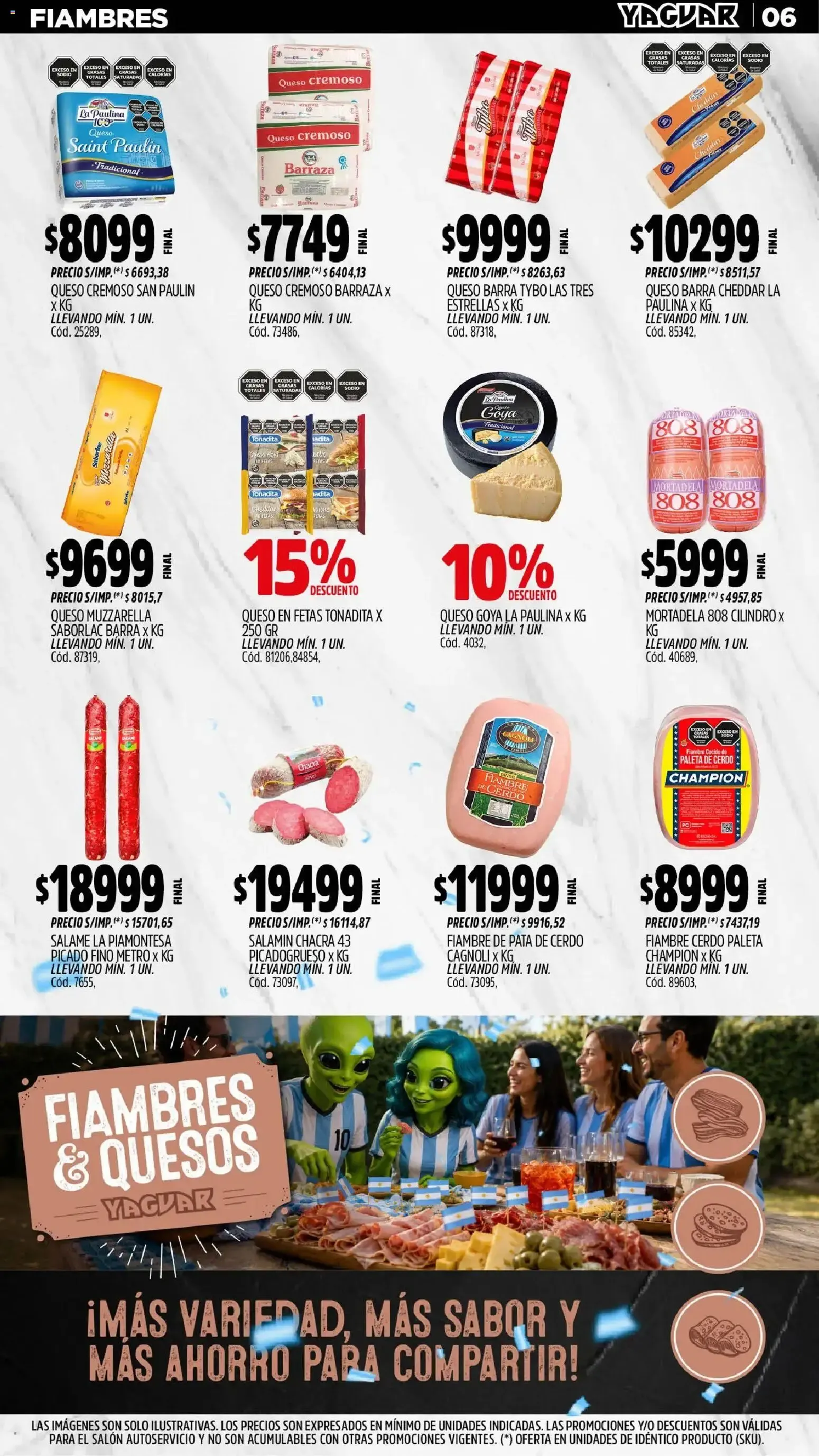 Ofertas de Yaguar - Oferta Semanal Mar del Plata del 29/06/2026 - 04/07/2026 29 de junio al 4 de julio 2026 - Página 6 del catálogo