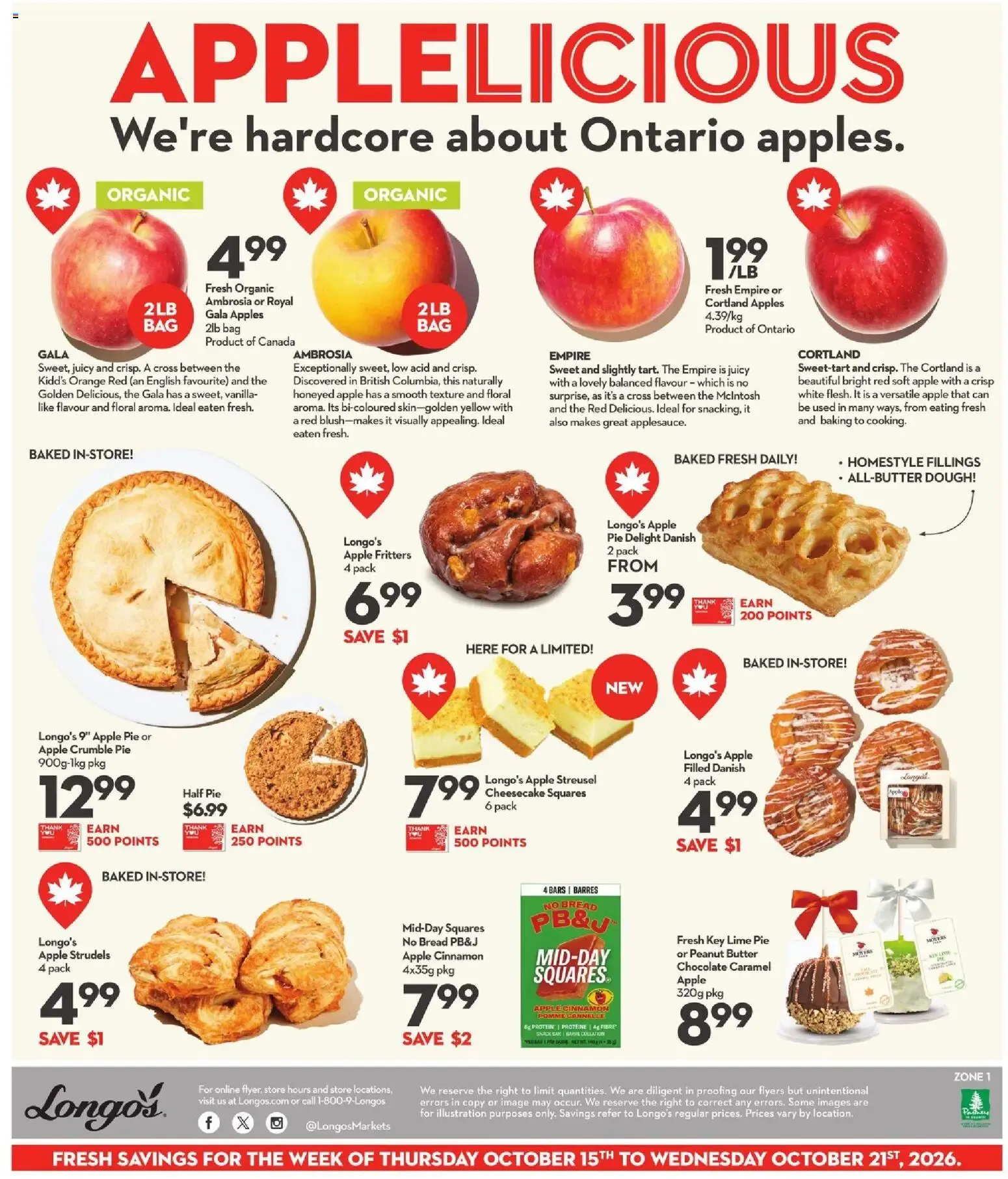 Longo's weekly flyer / circulaire from Oct 15, 2026 > weekly specials & deals from October 15 to October 21 2026 - flyer page 3