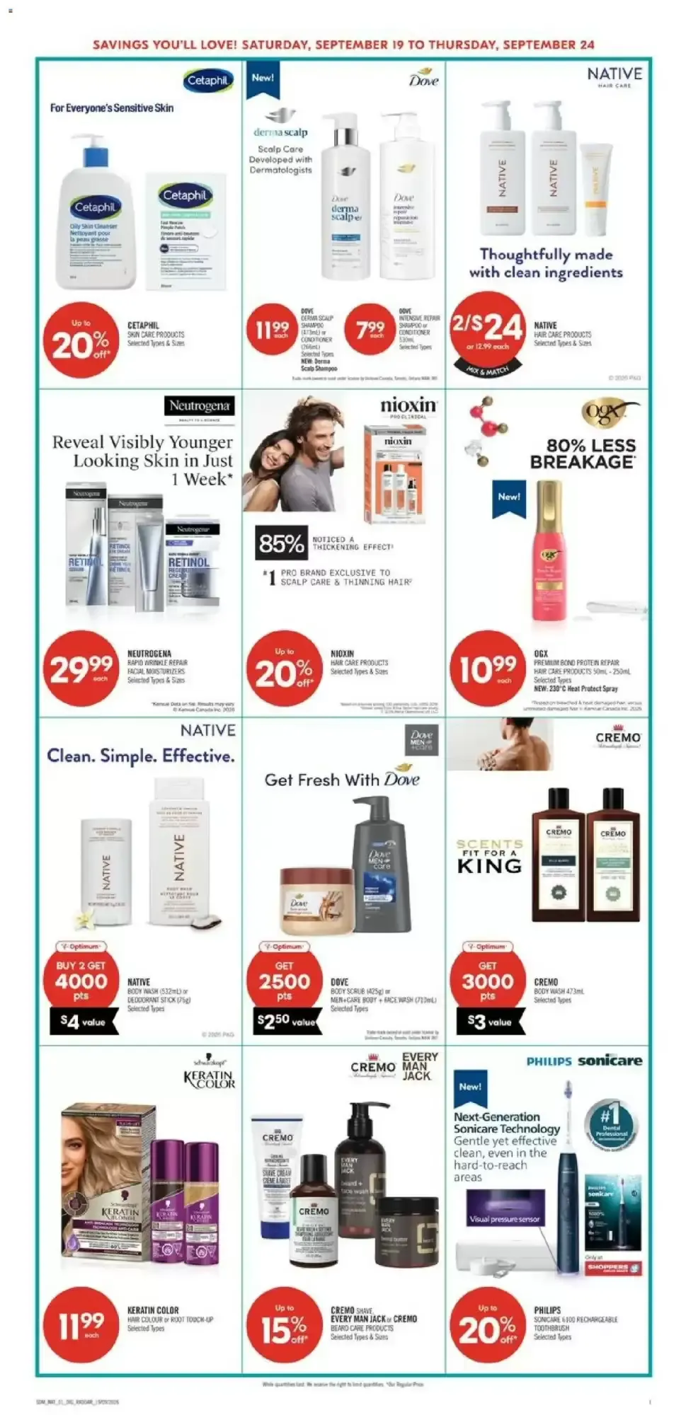 Shoppers Drug Mart flyer week 38 from September 19 to September 24 2026 - flyer page 14