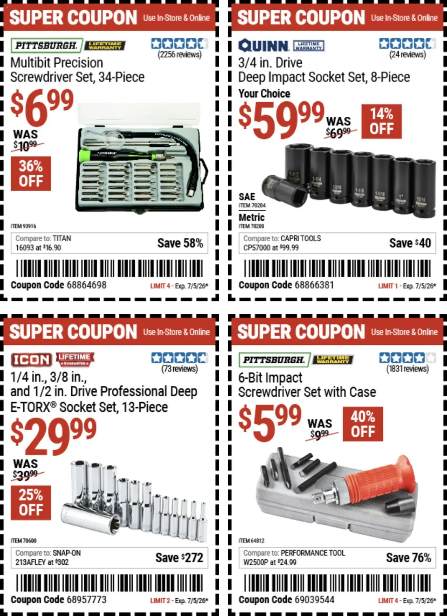 Weekly ad Harbor Freight Weekly Ad (06/22 - 07/05 2026) - Flyer from June 22 to July 5 2026 - Page 25