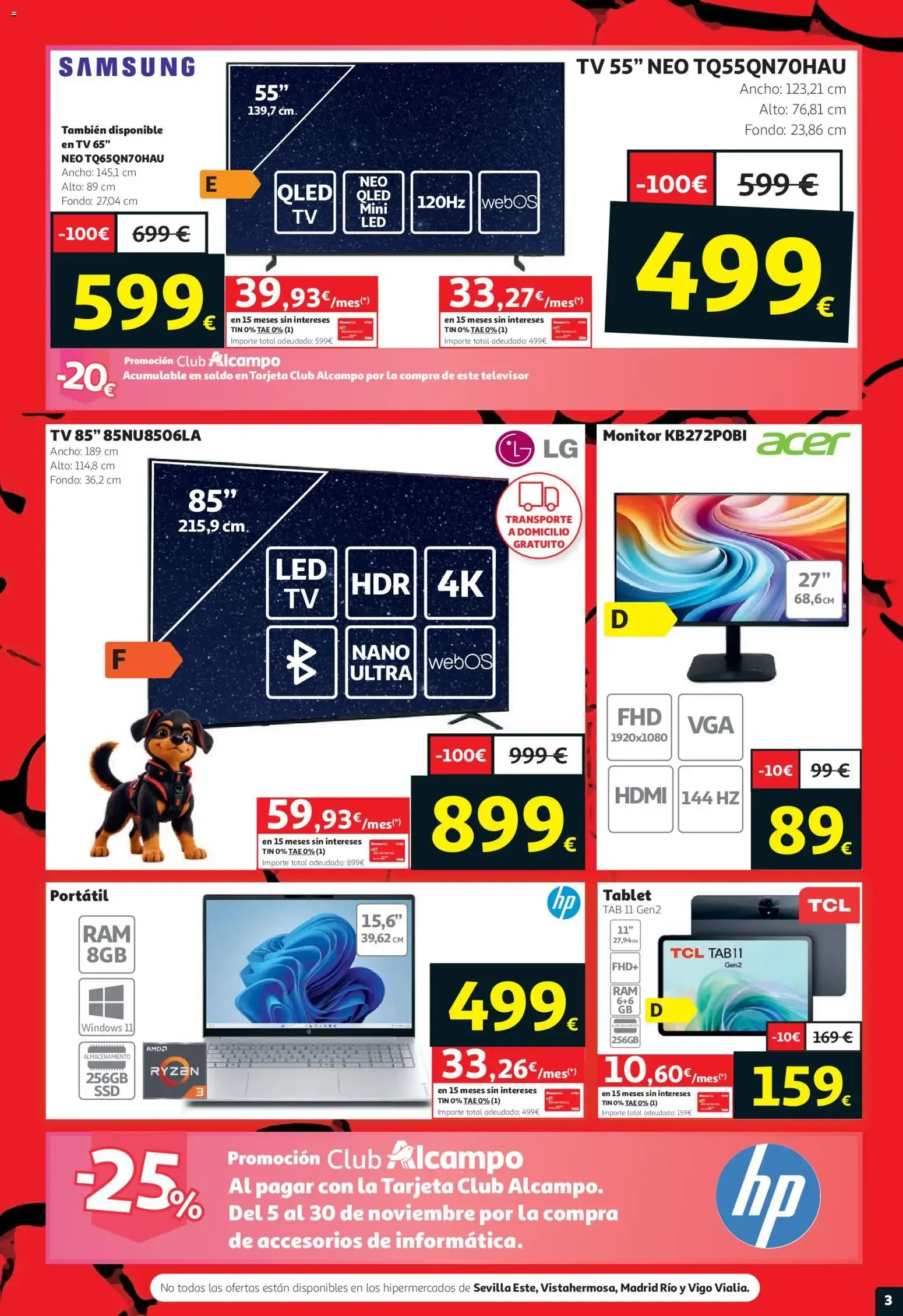 Catálogo de Alcampo BLACK FRIDAY folleto de 05/11/2026 5 de noviembre al 18 de noviembre 2026 - Página 3