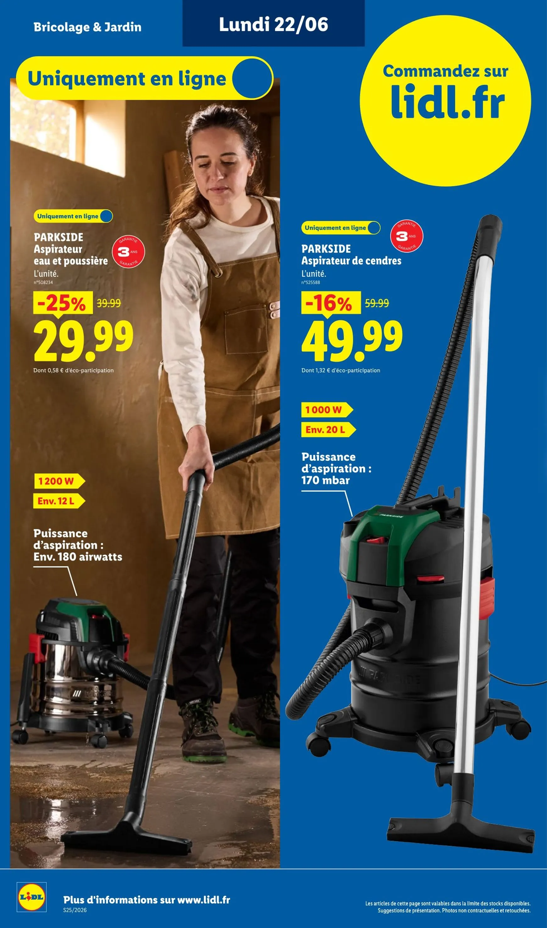 Current Lidl - Exclus Web leaflet valid from du lundi 22/06/2026 to de jeudi 25/06/2026 du 22 juin au 25 juin 2026 - Catalogue page 2