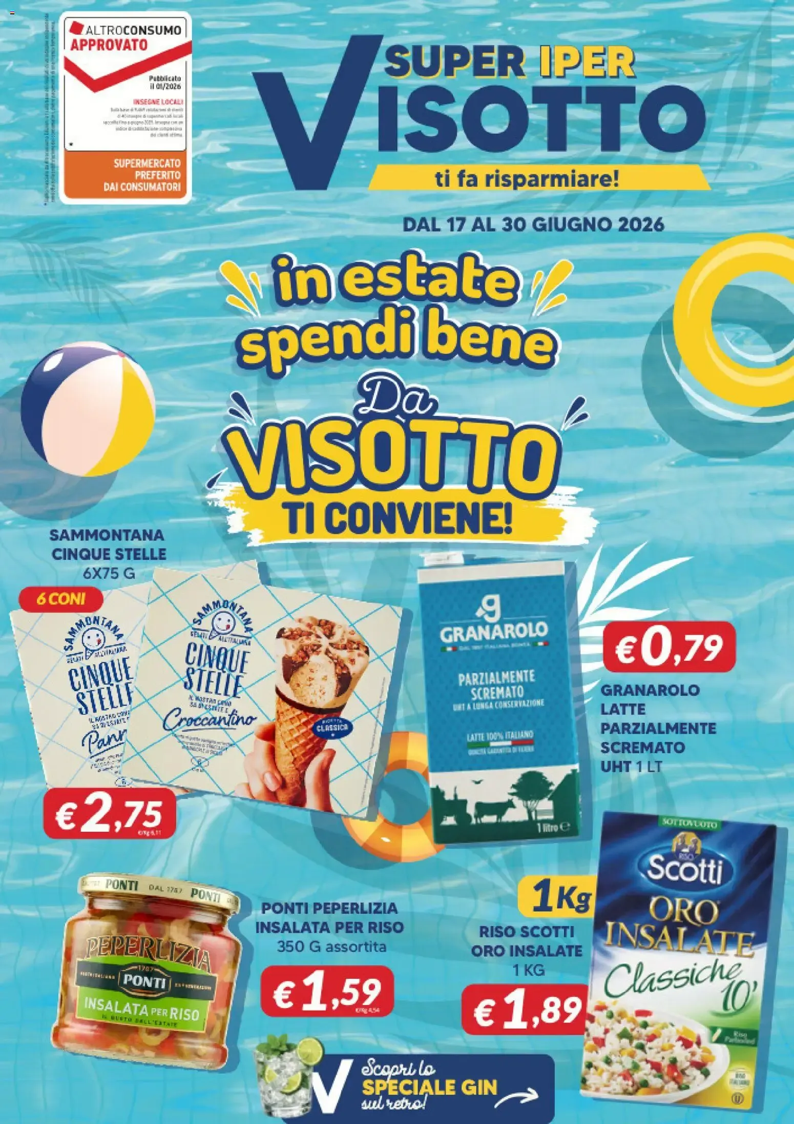 Visotto volantino dal 17/06/2026 - online Offerte da 17 giugno a 30 giugno di 2026 - Pagina del volantino 1