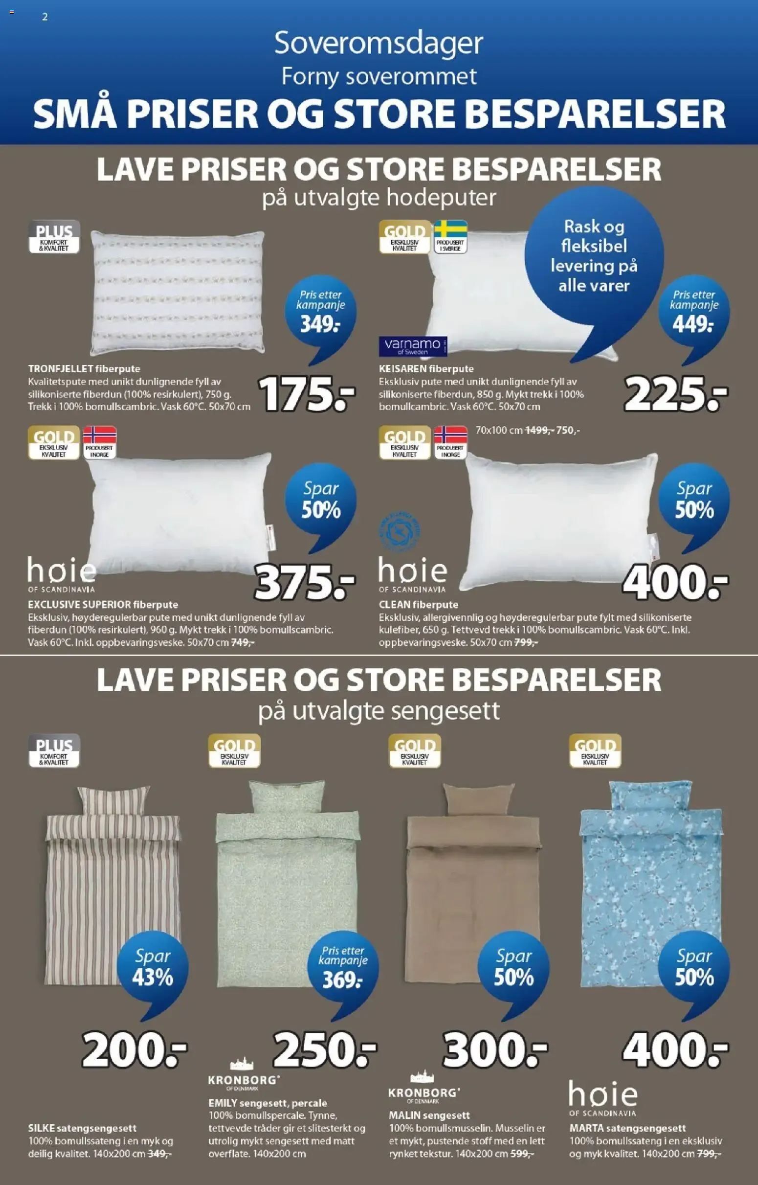 JYSK: Små priser og store besparelser fra 5. oktober til 17. oktober 2026 - kundeavisside 2