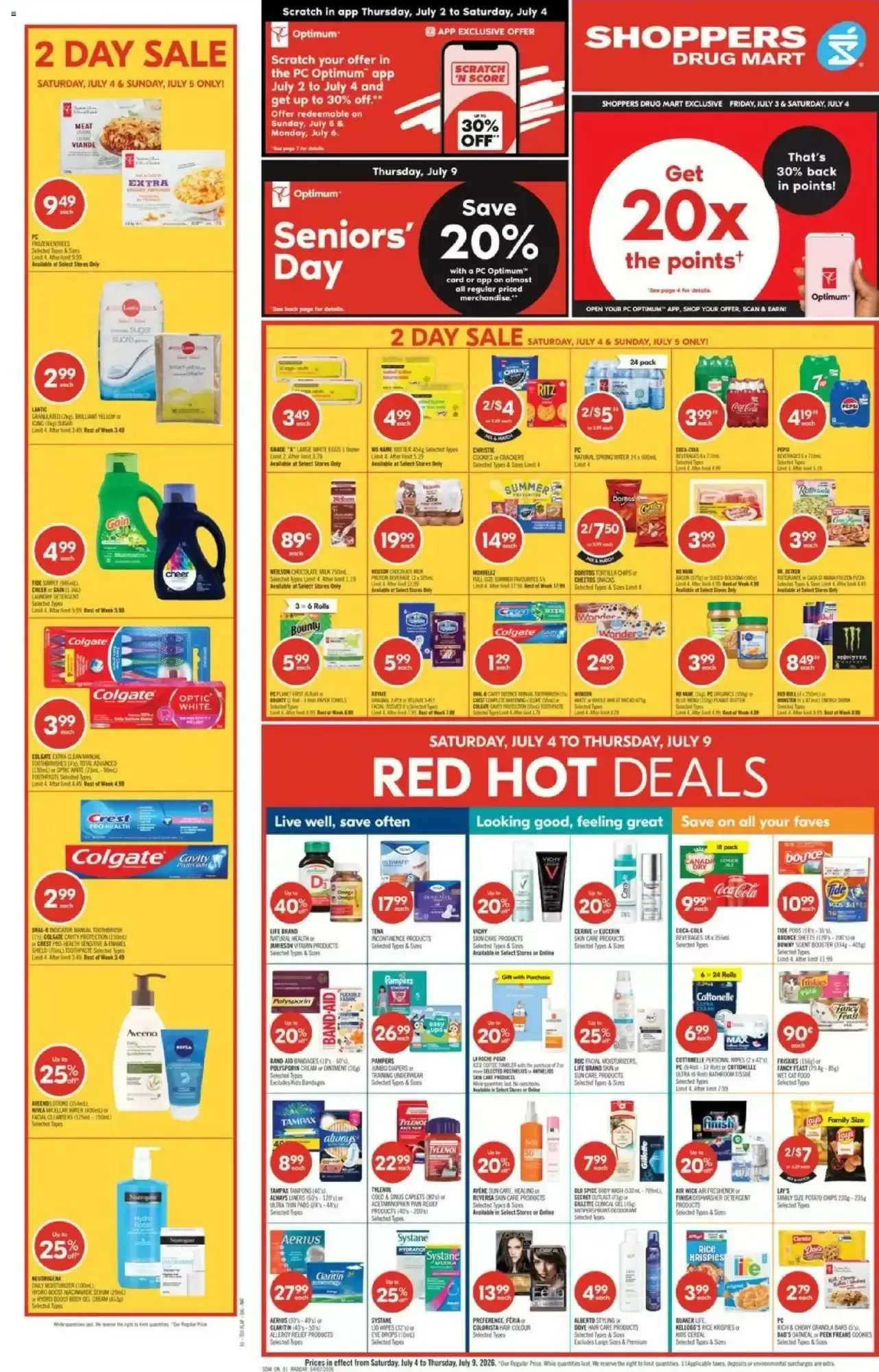 Shoppers Drug Mart flyer week 27 from July 4 to July 9 2026 - flyer page 1