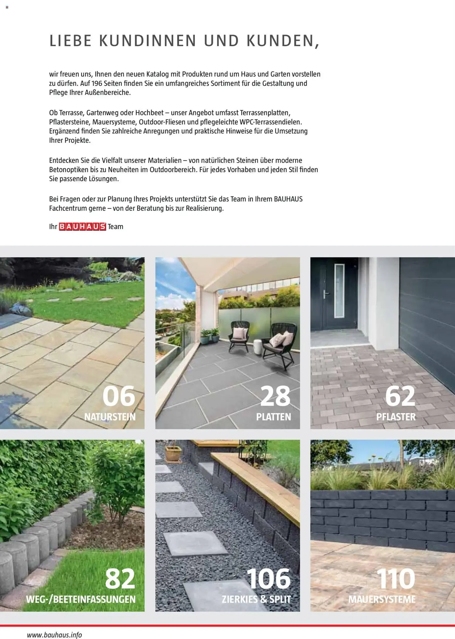 Bauhaus Gartenbaumaterialien 2026 (ab 02.03.2026) zum Blättern von 2. März bis 30. Juni 2026 - Prospekt seite 2