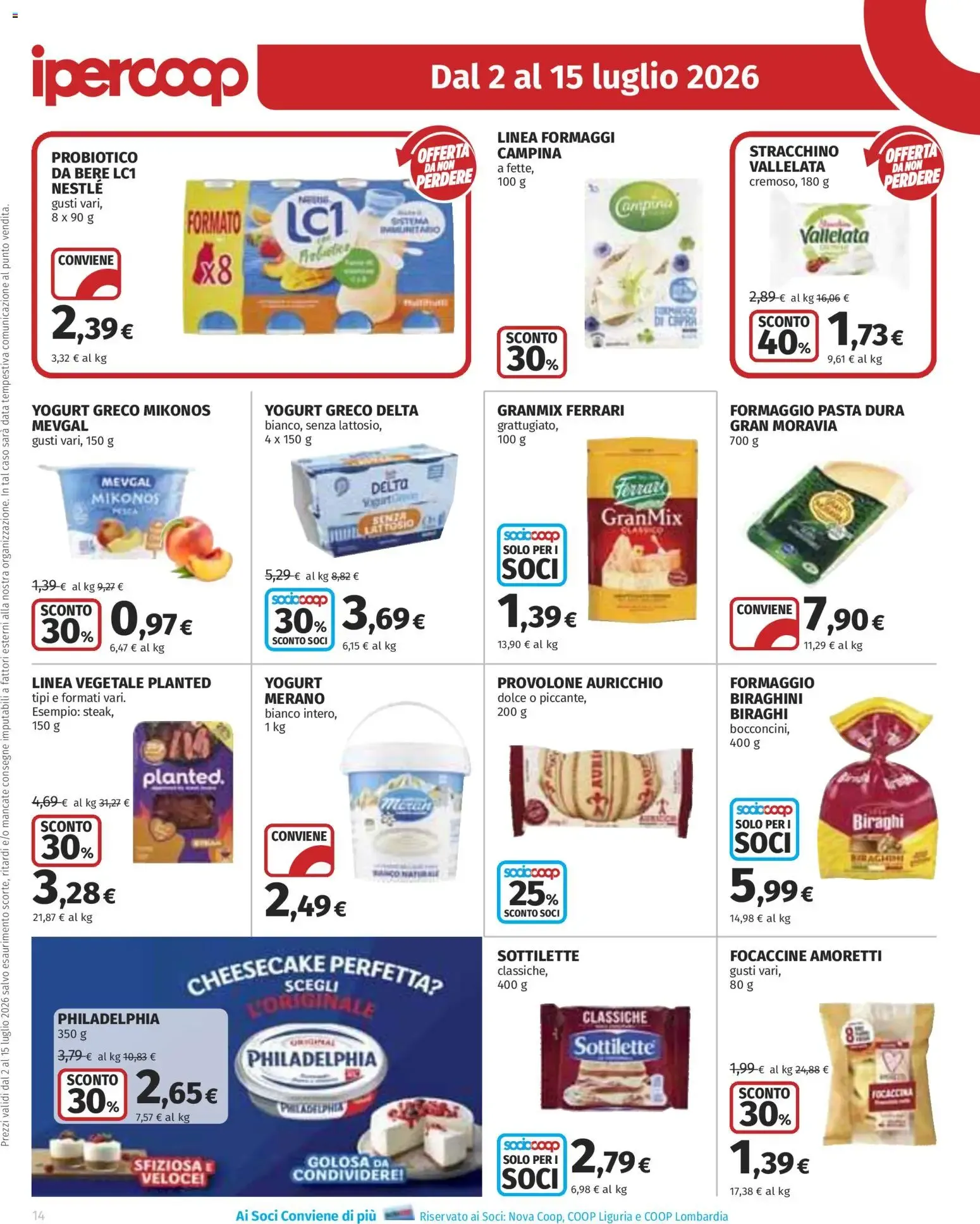 Anteprima volantino Ipercoop dal 02/07/2026 - nuovo offerte da 2 luglio a 15 luglio di 2026 - Pagina del volantino 14