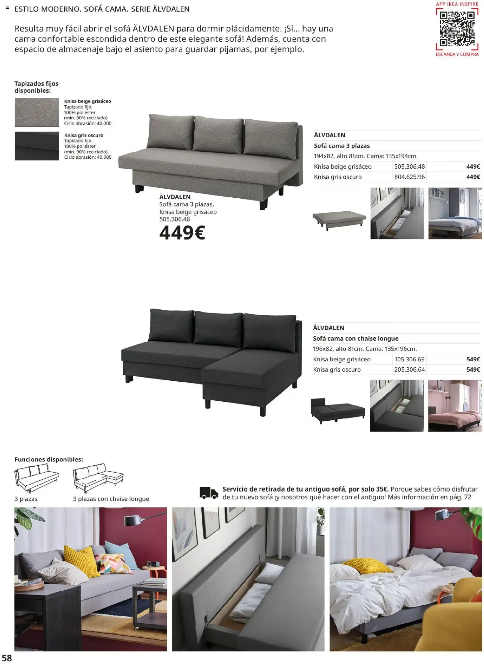 Catálogo de Guía de Compra Sofás IKEA 7 de mayo al 31 de agosto 2026 - Página 58