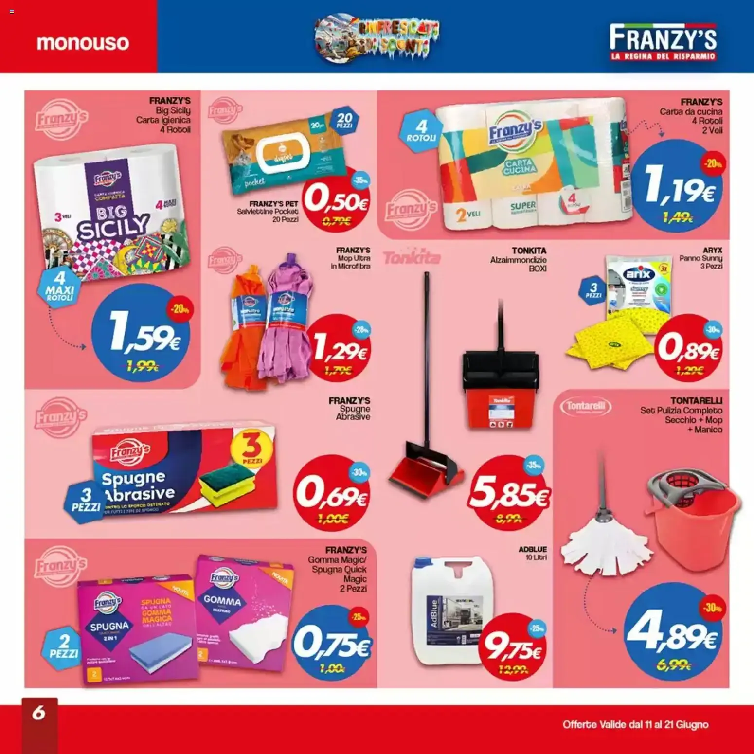 Franzy's volantino dal 11/06/2026 - online Offerte da 11 giugno a 21 giugno di 2026 - Pagina del volantino 6