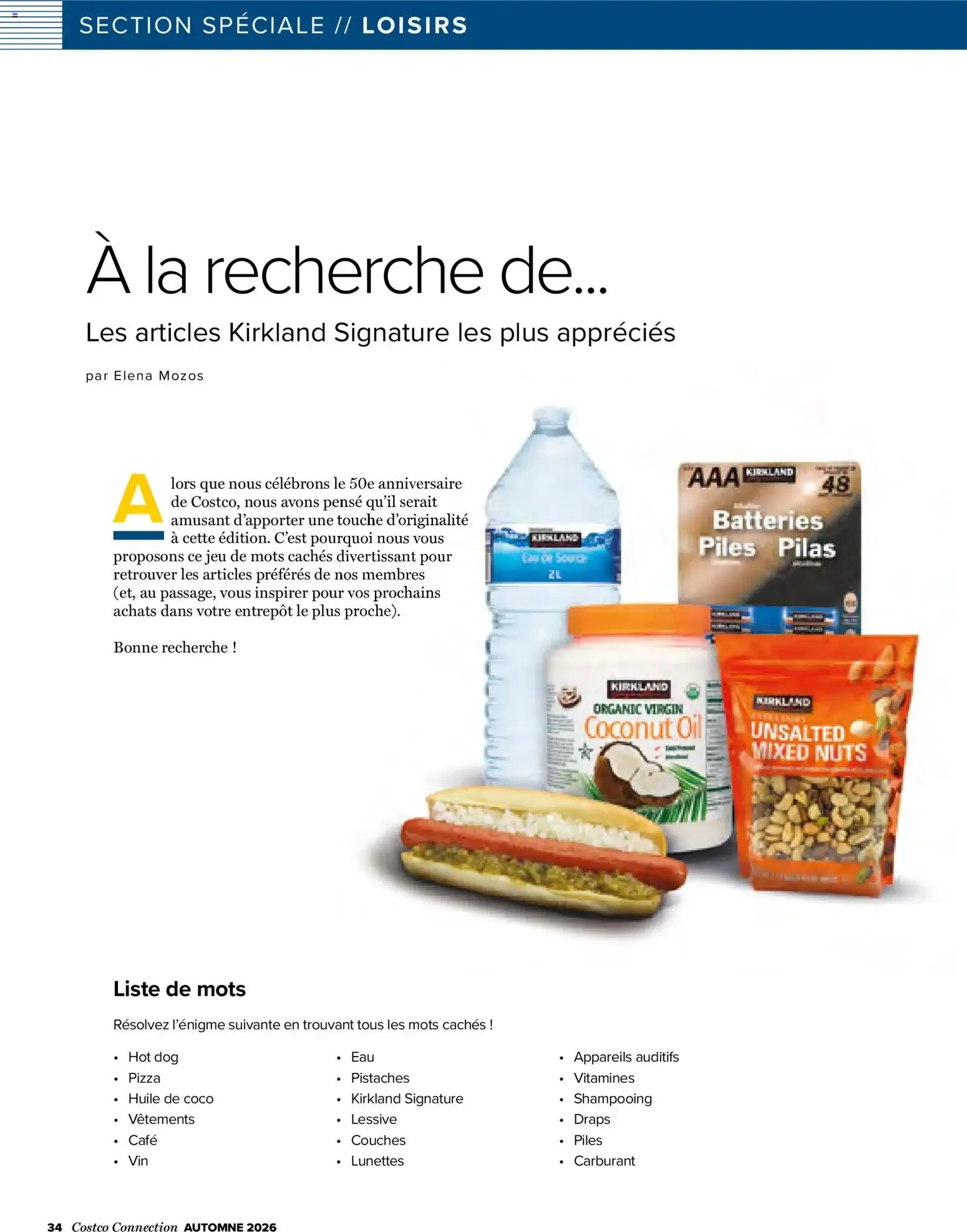 Costco Connection à partir du 28/09/2026 - promo en ligne du 28 septembre au 2 novembre 2026 - Catalogue page 34