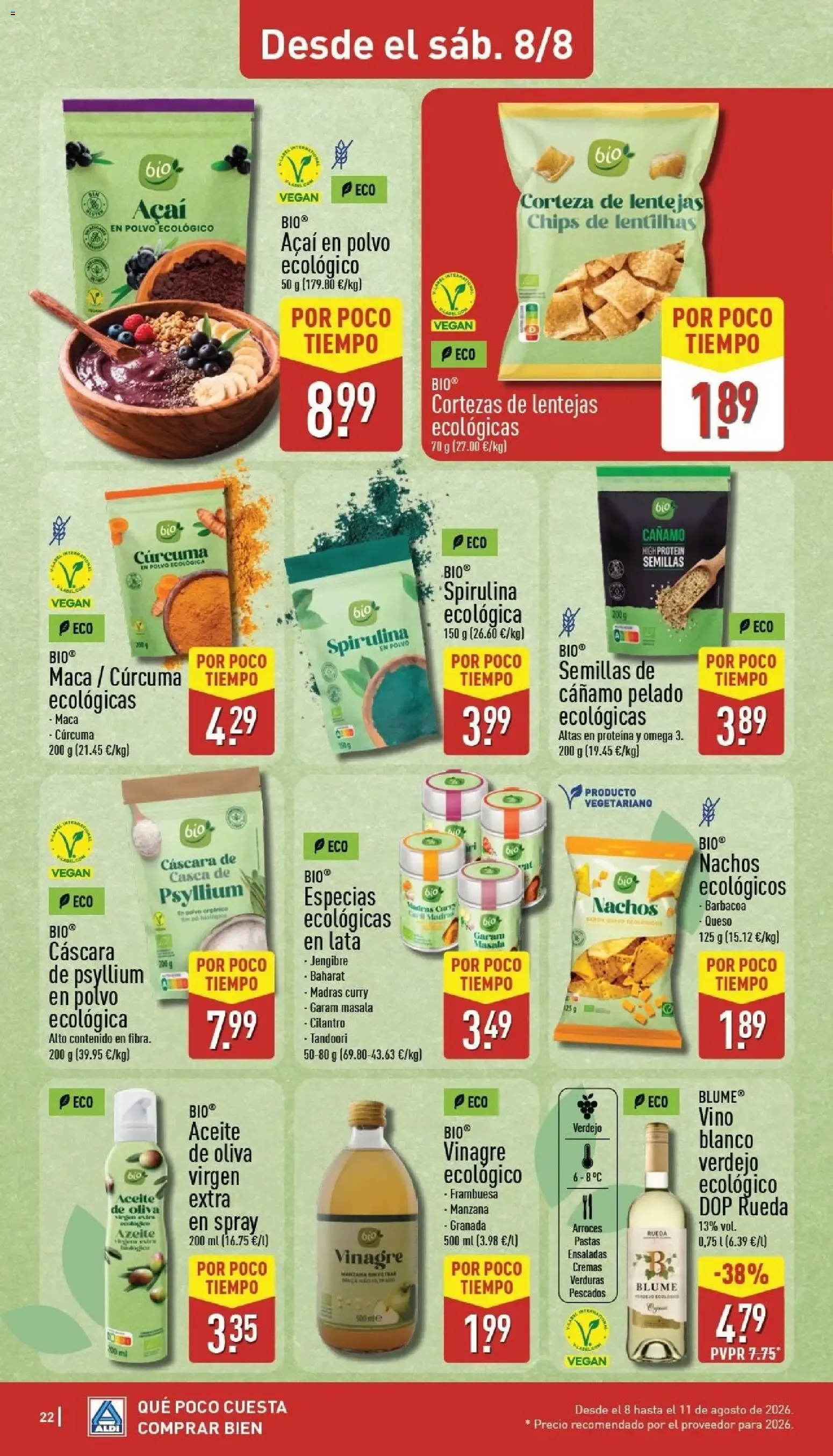 Catálogo de FRESCURA A PRECIOS PARA TIRARSE A LA PISCINA. 3 de agosto al 9 de agosto 2026 - Página 22