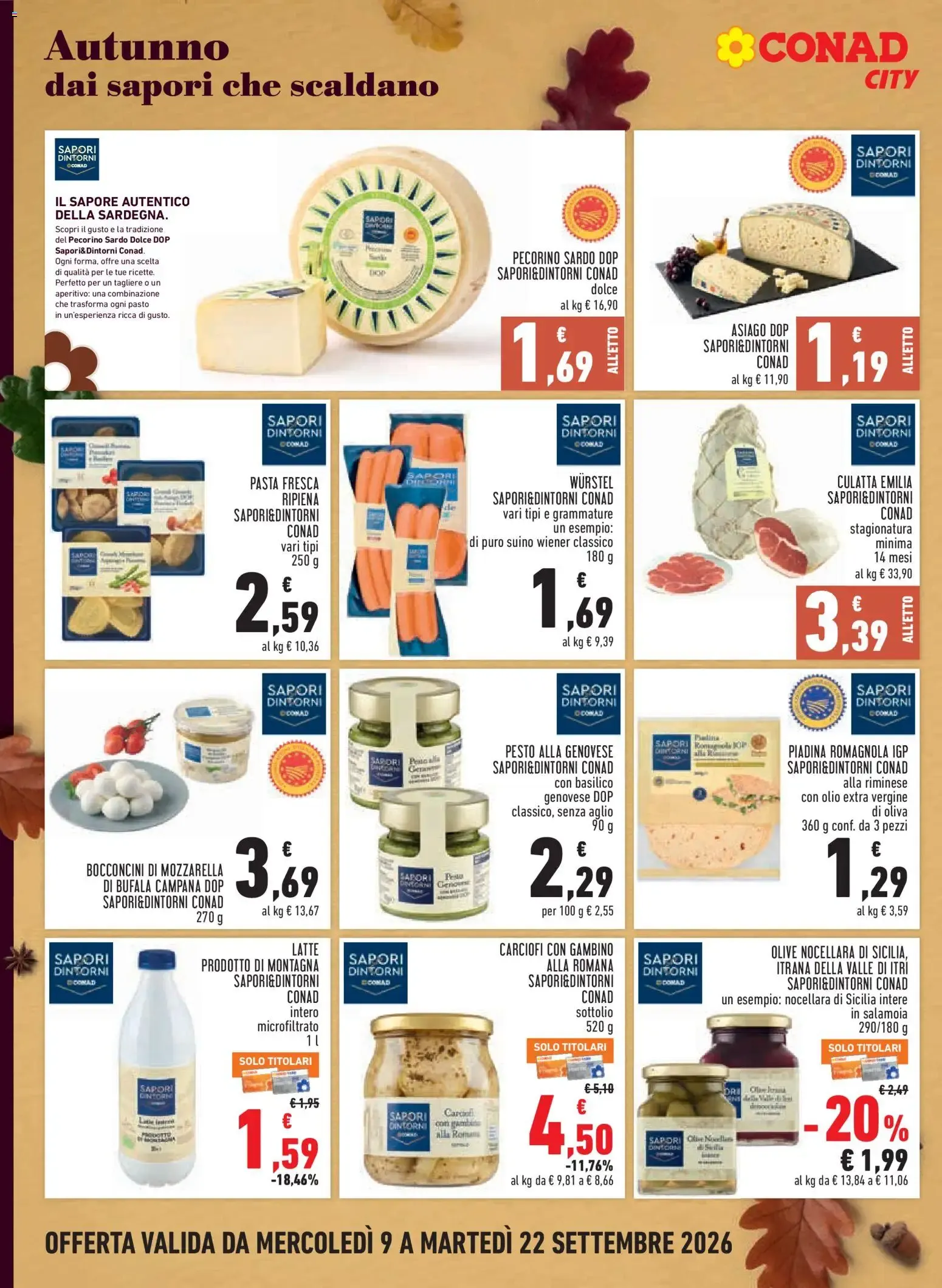 Volantino Conad City - Campioni del Risparmio da 9 settembre a 22 settembre di 2026 - Pagina del volantino 12