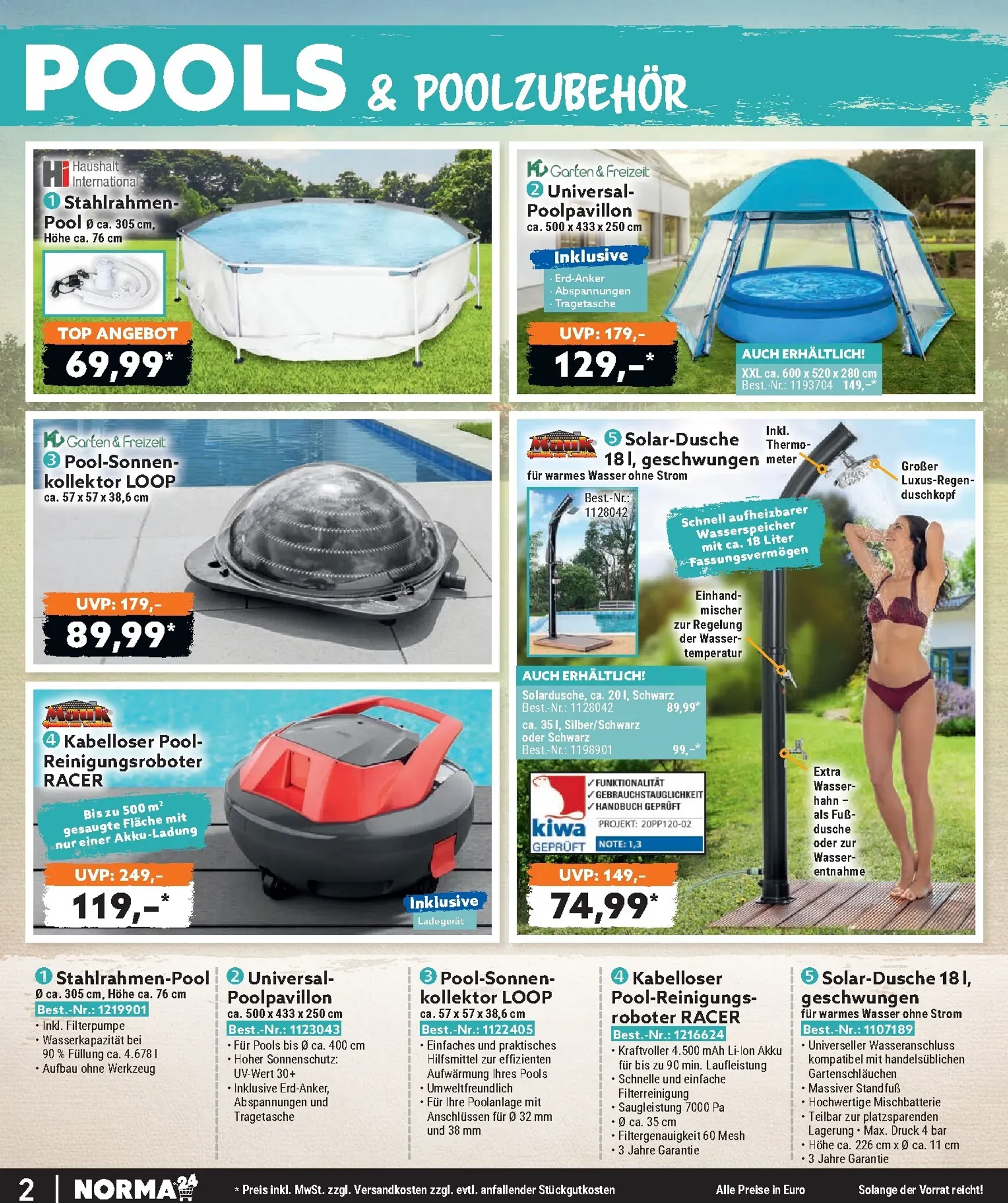 Norma - Bestellmagazin Prospekt – von Mittwoch 01.07.2026 bis Freitag 31.07.2026 von 1. Juli bis 31. Juli 2026 - Prospekt seite 2