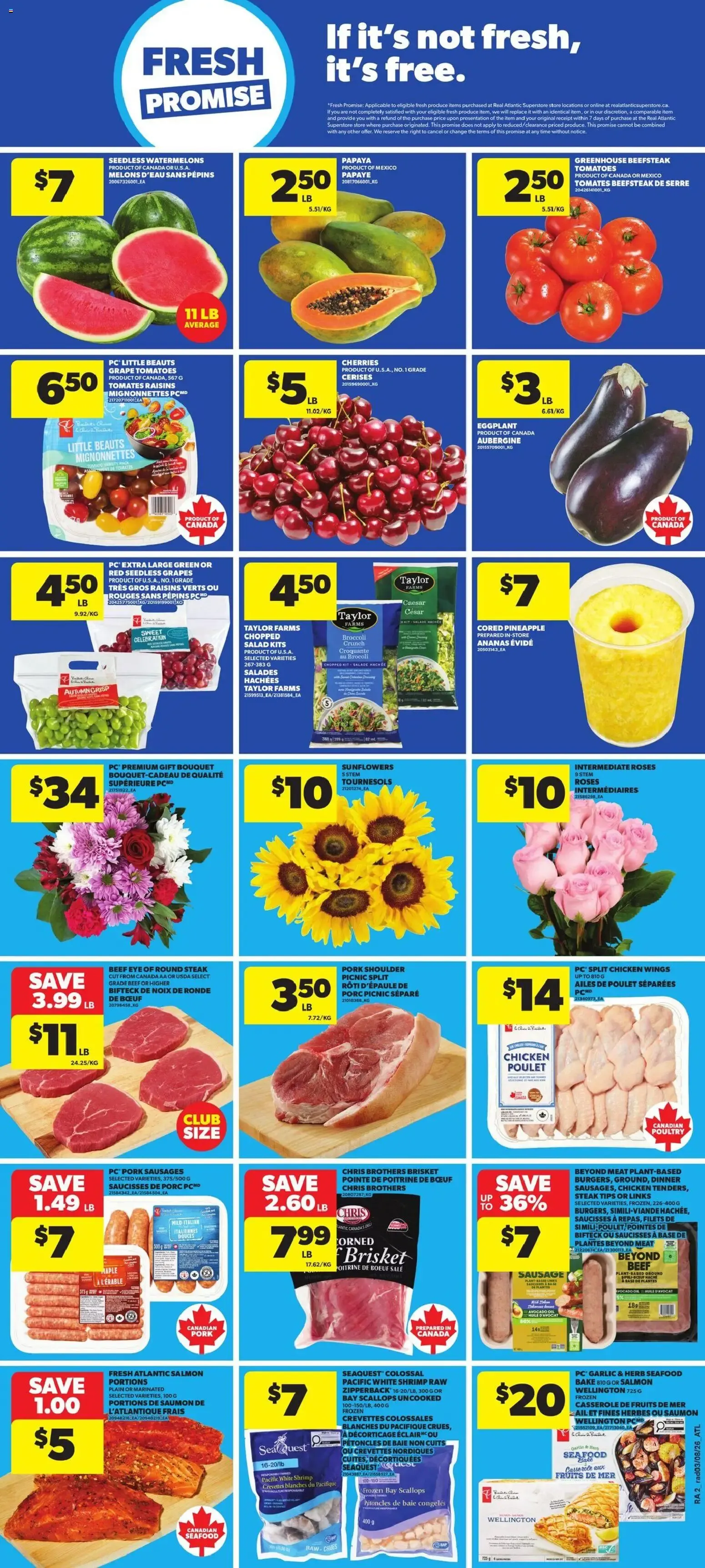 Atlantic Superstore weekly flyer / circulaire from August 6 to August 12 2026 - flyer page 3
