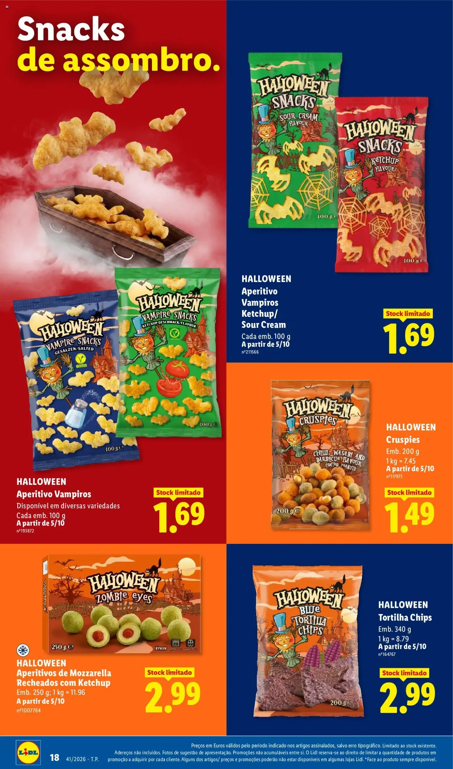 Folheto Lidl Folheto Especial Halloween » de 05/10/2026 - 01/11/2026 de 5 de outubro até 1 de novembro 2026 - Pagina 18