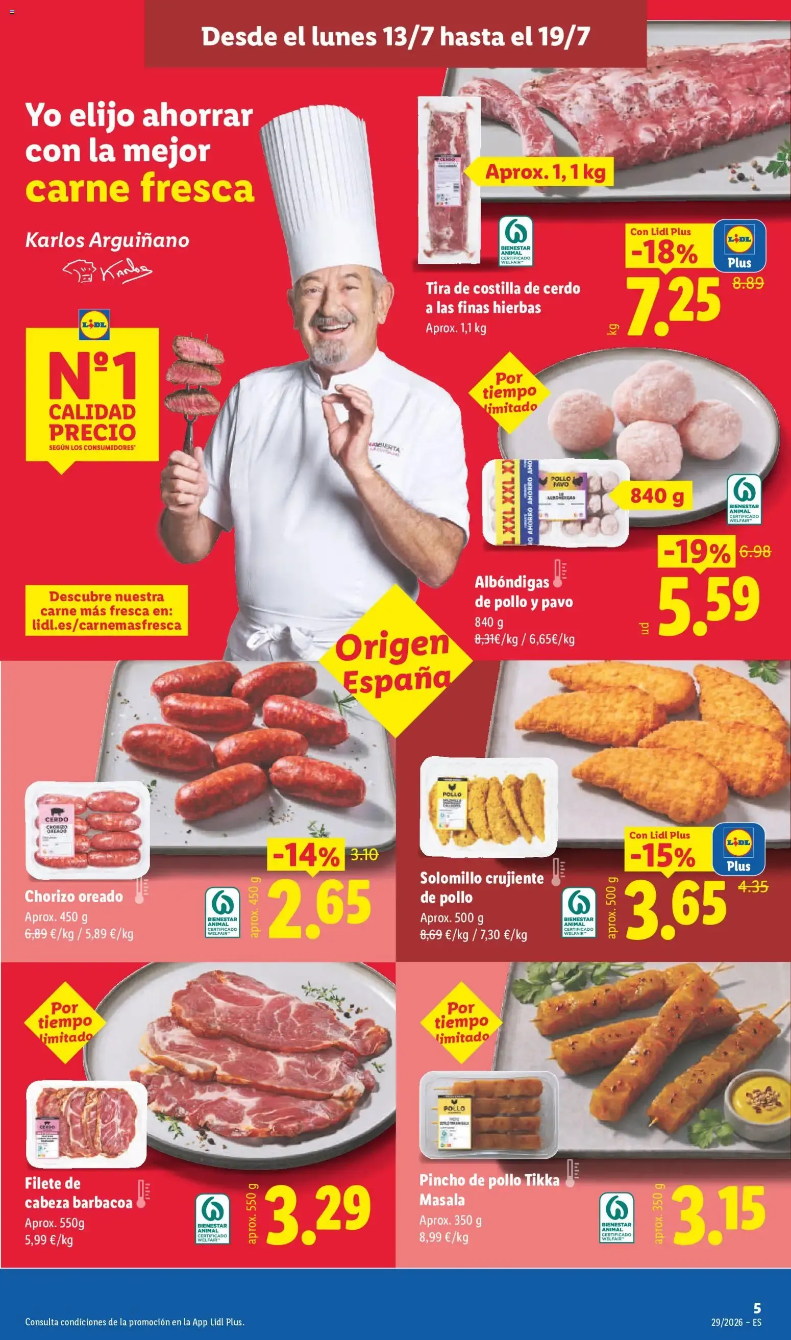 Catálogo de Lidl folleto del 13/07/2026 | Ofertas 13 de julio al 19 de julio 2026 - Página 7