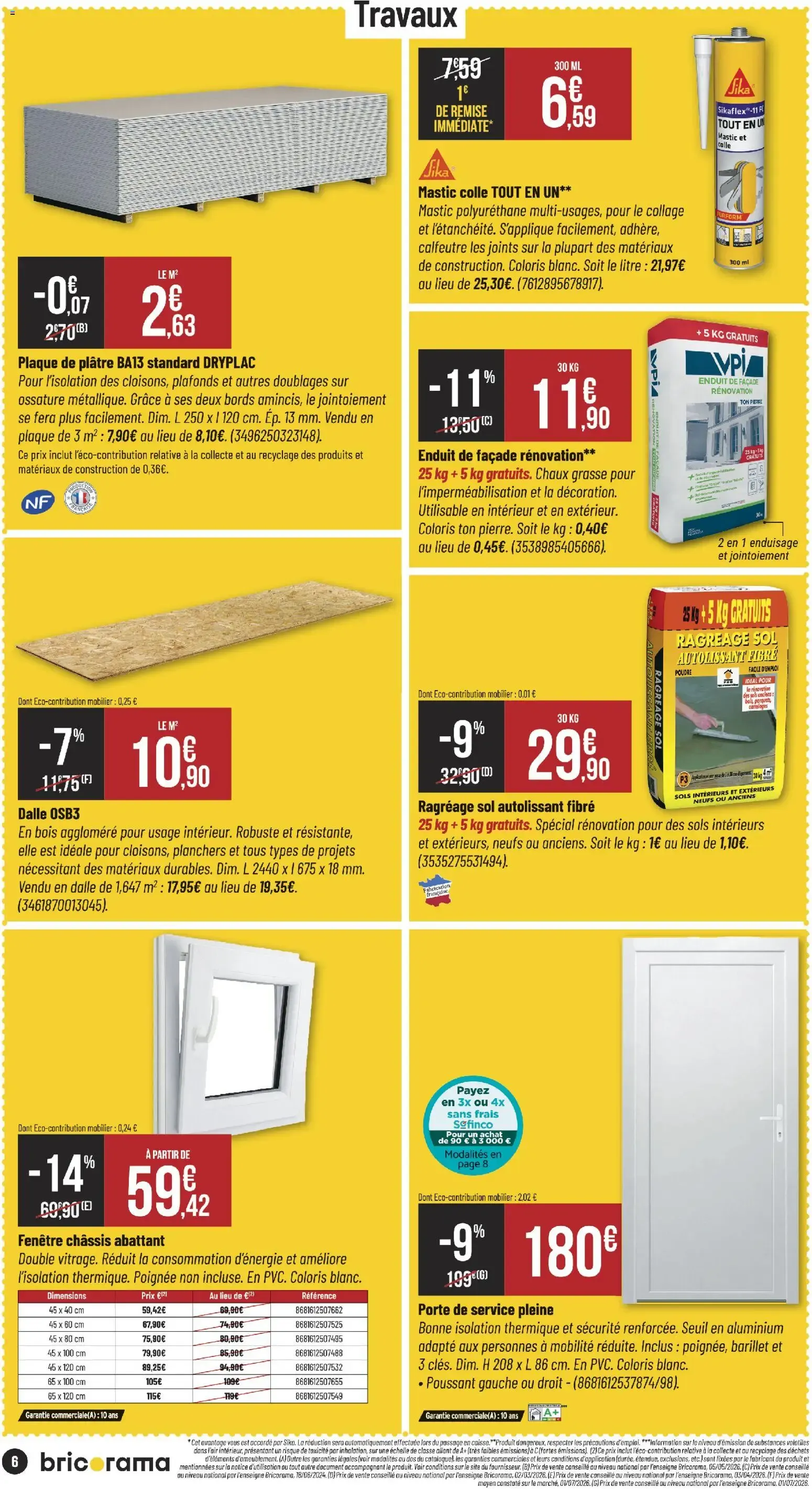 Bricorama catalogue à partir du 01/07/2026 - promo en ligne du 1 juillet au 12 juillet 2026 - Catalogue page 6