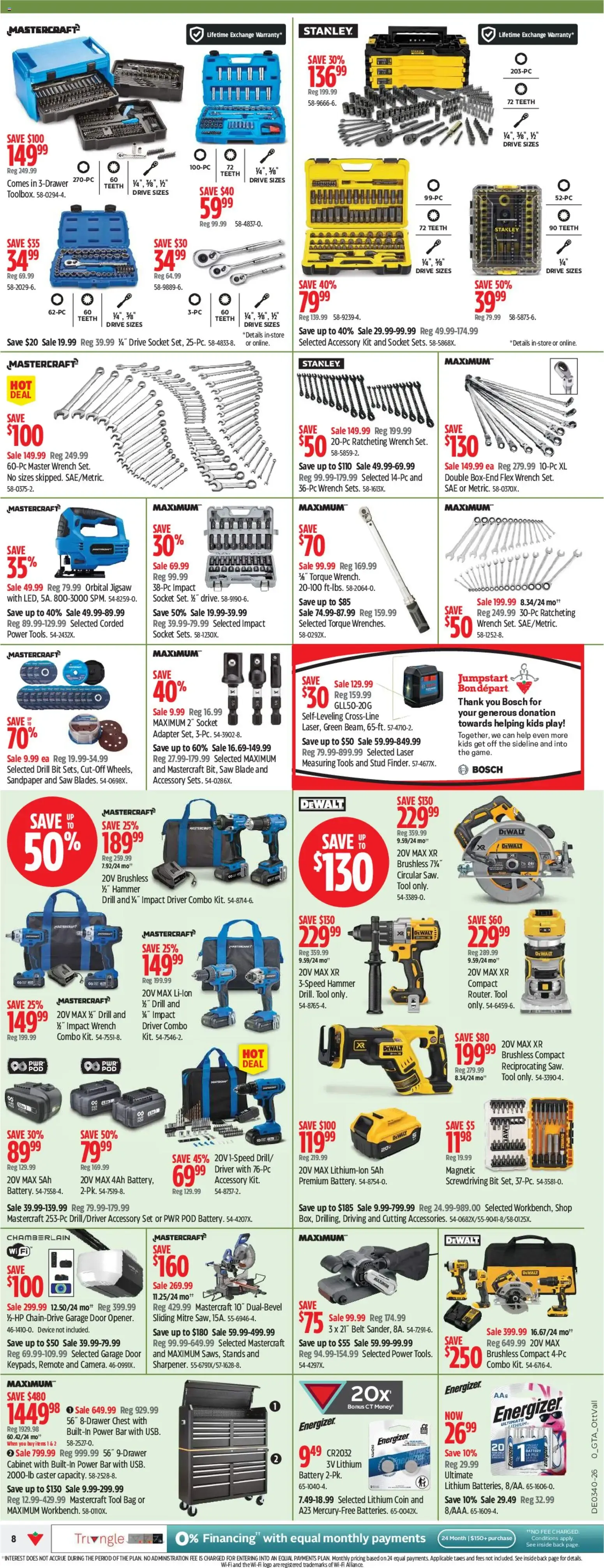 Canadian Tire weekly flyer from Oct 1, 2026 > weekly specials & deals from October 1 to October 7 2026 - flyer page 8